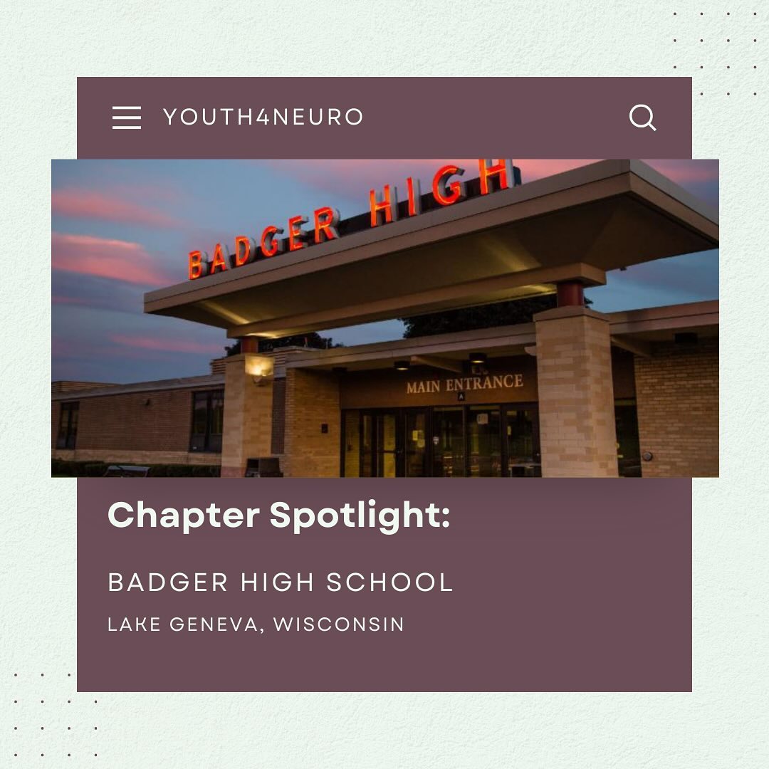 Youth4Neuro is beyond excited to introduce a new chapter at Badger High School! Can’t wait to see what they accomplish.
Want to start your own chapter and gain leadership experience AND be on the Y4N Chapter Board? Join now by filling out the form in our bio!
#youth4neuro #y4n #neuroscience