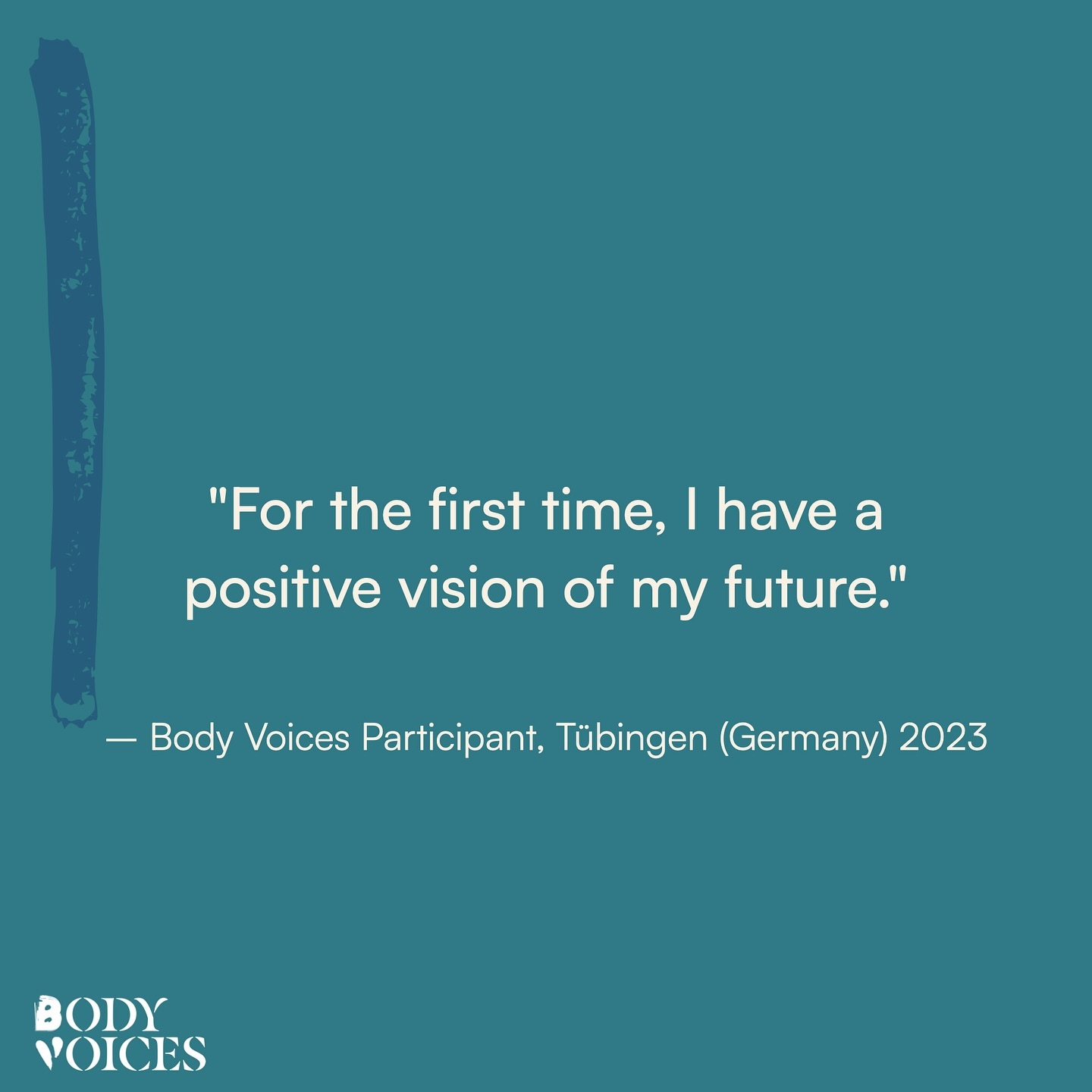 This is one of the many wonderful feedbacks we got after our first workshop in Germany, motivating us to reach more survivors. We will announce the next workshops soon, stay tuned!