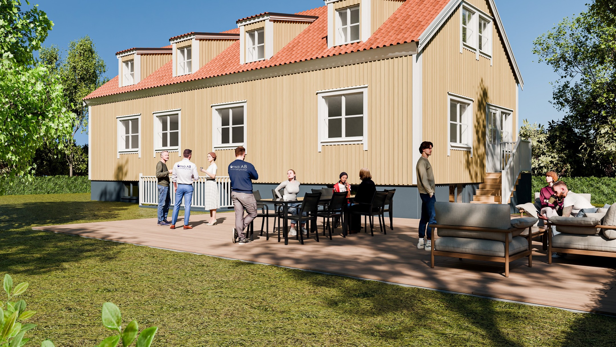 Att äga och utveckla vår egen plats!
Entreprenörskap handlar om mer än att driva en verksamhet framåt – det handlar om att skapa en hållbar framtid för både företaget och våra medarbetare. Genom att investera i vår egen fastighet kan vi skapa en arbetsplats som inte bara främjar funktionalitet, trygghet och trivsel utan även stärker gemenskap och teamkänsla.
Att bygga vår egen plats innebär också en möjlighet att göra hållbara val. Vi fokuserar på material och lösningar som minimerar miljöpåverkan och skapar en långsiktigt hållbar arbetsmiljö. Med miljö och hållbarhet i fokus vill vi skapa en plats som inte bara stärker vår verksamhet, utan även bidrar till ett mer hållbart samhälle.
Ömsa AB är mitt i denna spännande resa. Tillsammans med arkitekt Alex Lundberg Arkitekt och byggteam förverkligar vi vår vision – en arbetsplats där trygghet, stabilitet och hållbarhet står i centrum. Vi ser fram emot att se denna vision ta form och hoppas att den inspirerar fler att tänka långsiktigt och hållbart.
Här ser ni vårt “work in progress” – snart blir visionen verklighet, och vi skapar en plats för fler medarbetare. Är du intresserad av att bli en del av vårt innovativa företag och teamet?