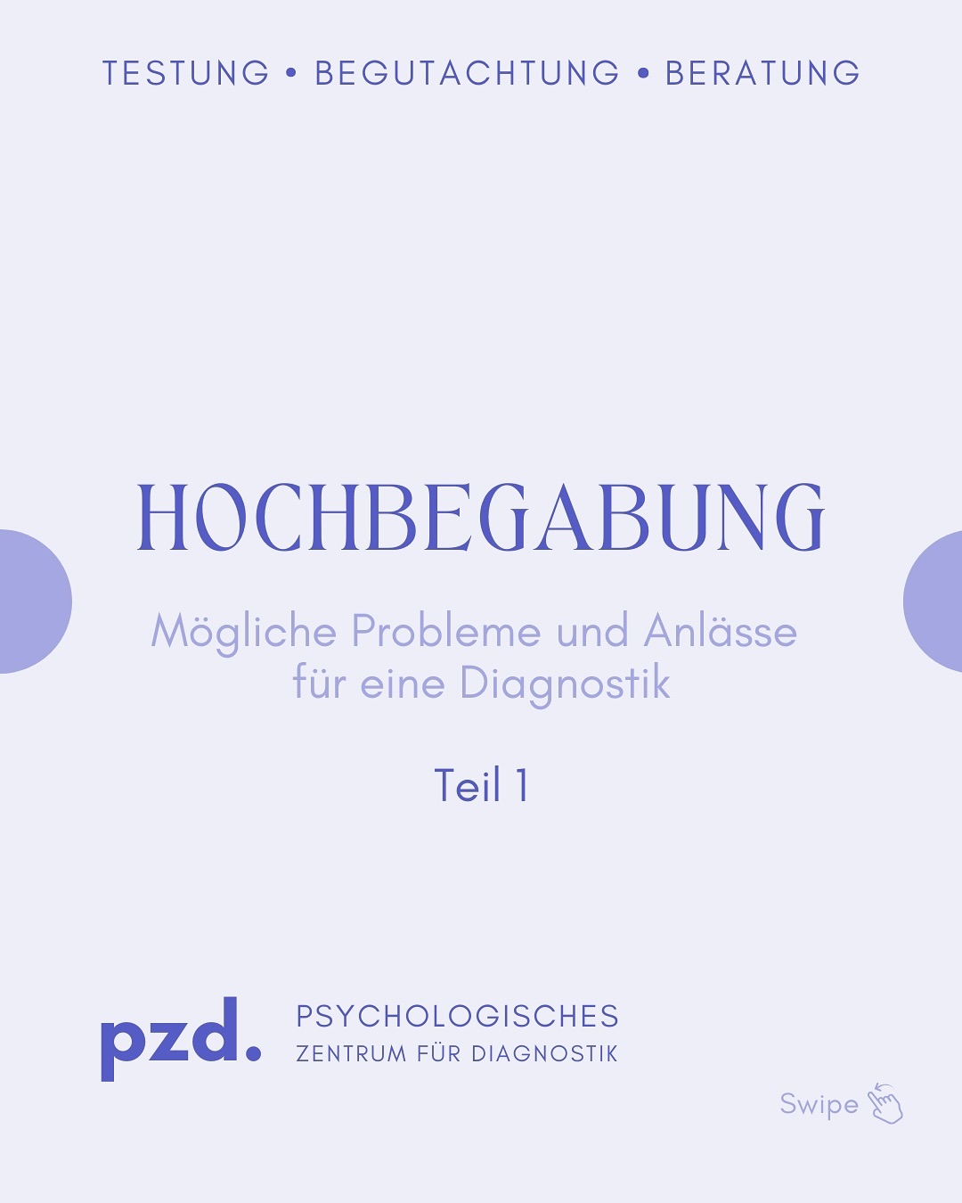 Fühlst du dich angesprochen? Möchtest du wissen, ob deine Schwierigkeiten auf eine Hochbegabung zurückzuführen sind? Dann vereinbare noch heute ein Erstgespräch bei uns!
#hochbegabung #hochbegabungerkennen #hochbegabungfördern #hochbegabungsdiagnostik #psychologischediagnostik