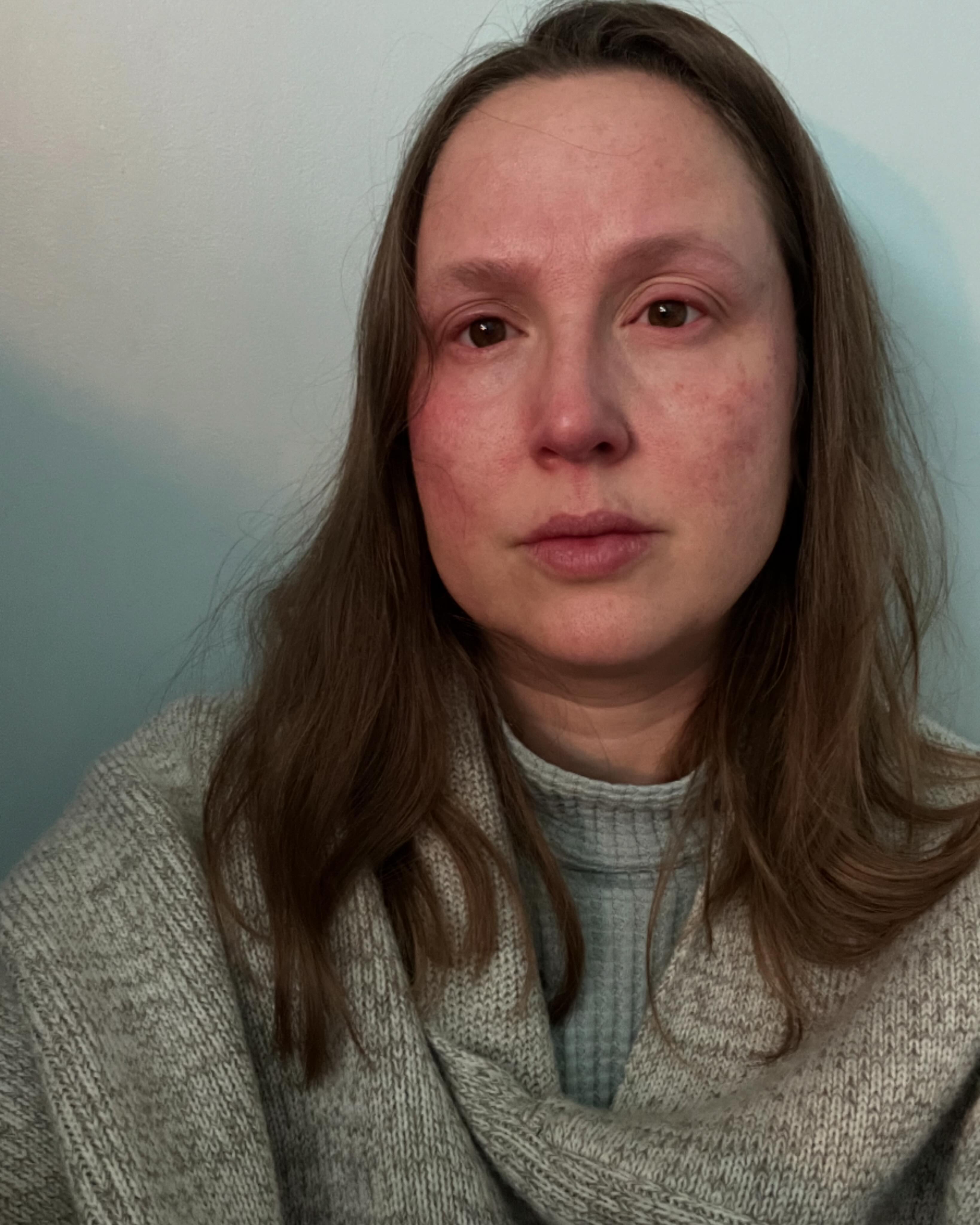 This is my “I just been crying face.” Hallalooyah! Let’s celebrate.
Crying feels like such a relief and a release to me. I am grateful for when I cry because it feels so much better than being stuck in holding back of tears. Sweet release!
Tears are impactful, powerful, and they are on expression of the ocean each of us holds within us.
I invite you to wear your tears proudly. Your tears are needed and welcomed.