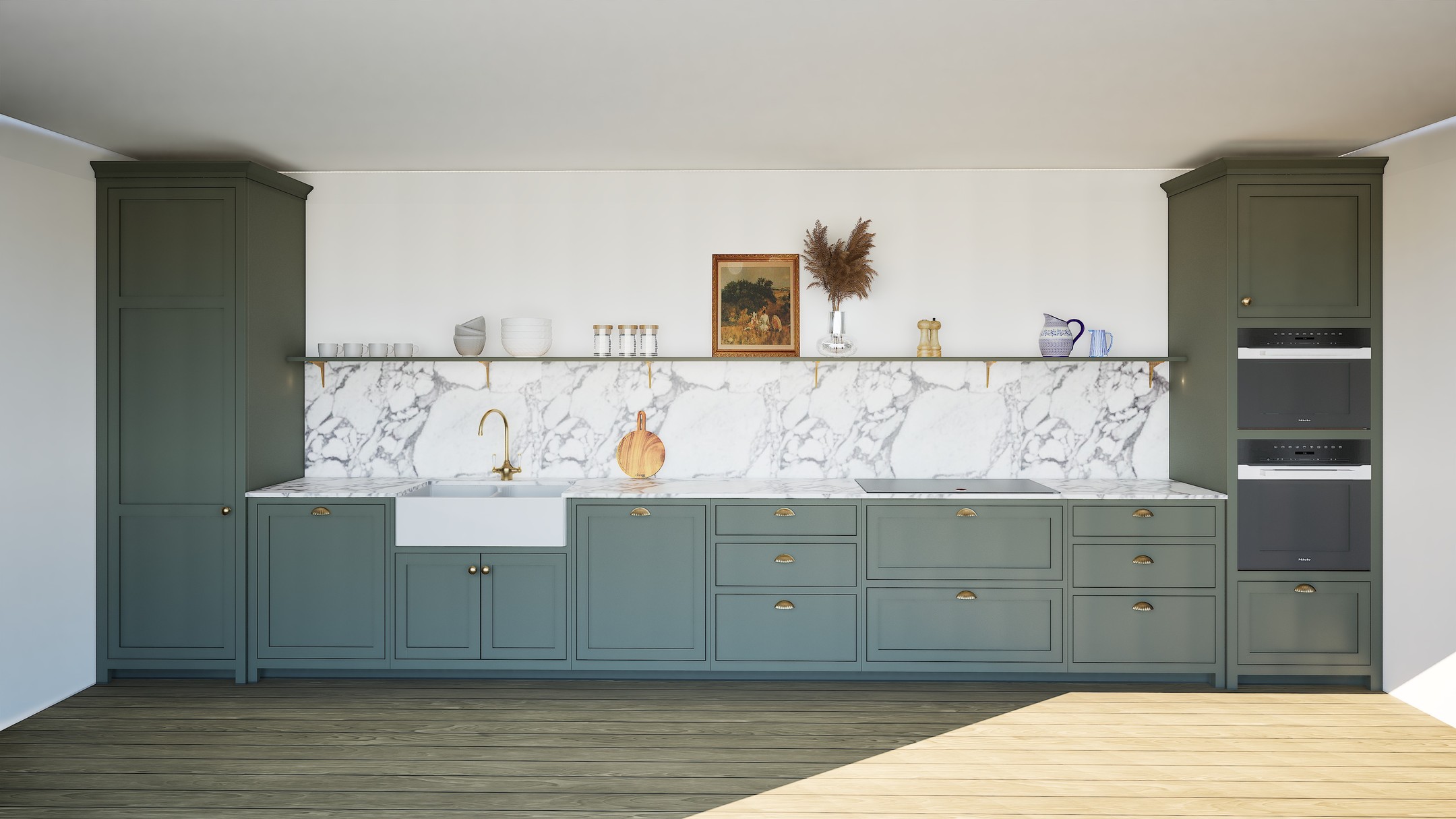 Three designs for a galley kitchen. Which one is your favourite? Are you team open shelving or do you prefer wall cabinets? 😊
.
.
.
.
#kitchenwallcabinets #shakerstyle #shakerstylekitchen #shakerdoor #inframekitchen #inframekitchens #bespokekitchendesign #dubairenovation #bespokekitchensdubai #openshelvingkitchen #kitchendesigners