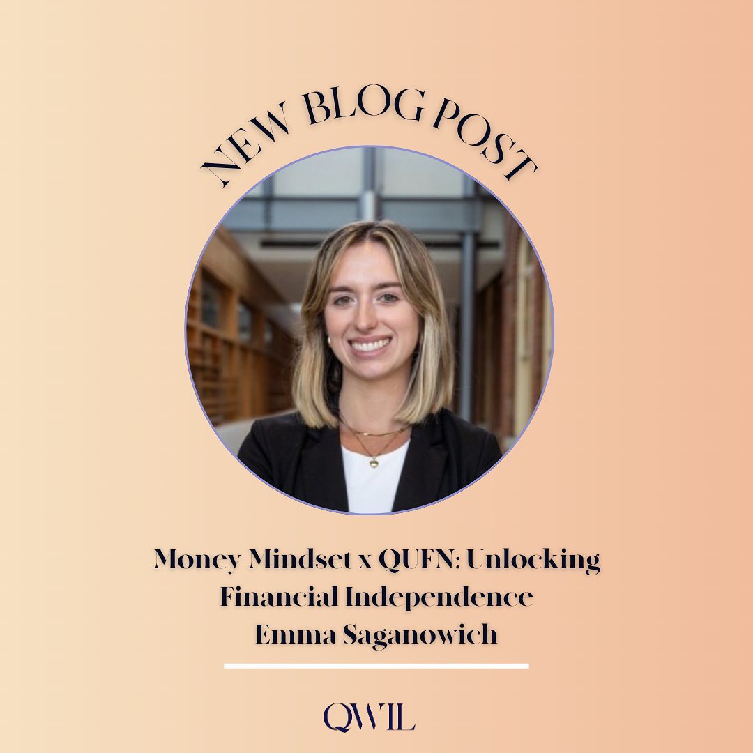 A new blog post is out! Part two of our “Money Mindset” series featuring QUFN and QWIL’s very own Emma Saganowich has now been released. Go check out “Money Mindset x QUFN: Unlocking Financial Independence” now!✨
Link in bio!💞