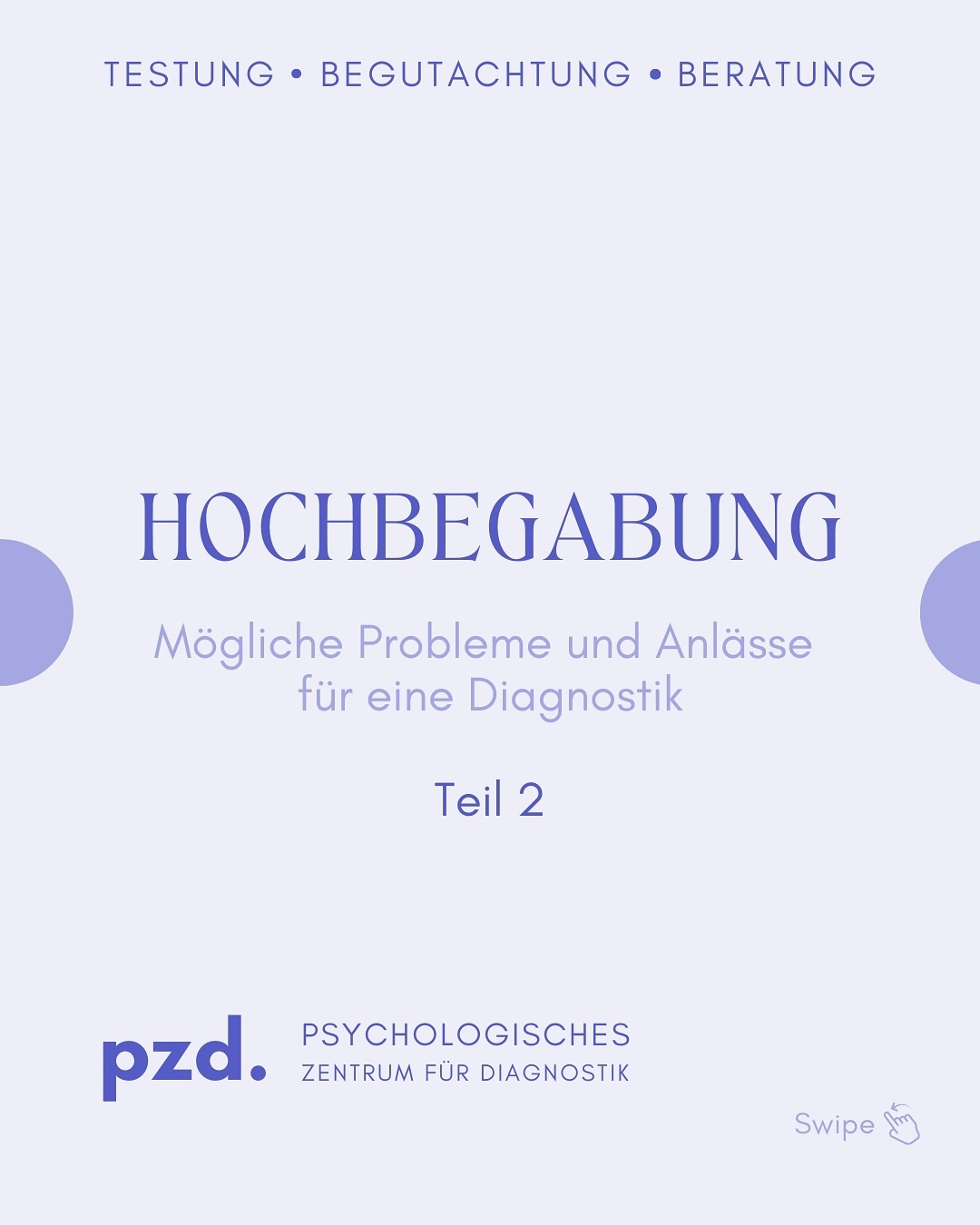 Hochbegabung kann zu deutlichen Schwierigkeiten im Alltag führen. Eine Diagnostik kann helfen, um eine Erklärung für diese Probleme zu finden und sich selbst sowie das eigene Umfeld darüber aufklären zu können. Das schafft Erleichterung bei Betroffenen.
In unserem Diagnostikzentrum bieten wir Diagnostik im Bereich Hochbegabung für Kinder, Jugendliche und Erwachsene an.
#hochbegabungfördern #hochbegabung #hochbegabungerkennen #diagnostik #psychologischetestung #psychologischediagnostik #psychologiemünchen
