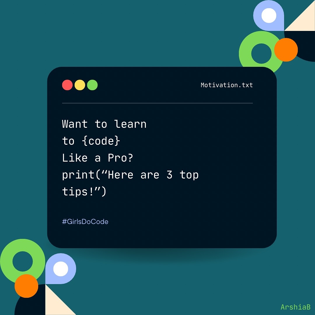 3 tips for a smoother and more enjoyable coding experience 💜
.
.
.
.
.
.
Check out the website! link in bio 😉
#code #codes #coding #coders #graphicdesign #girlsdocode #girlsintech #womenintech #womenincode #womendocode #girlswhocode #techgirls #fyp #fypシ