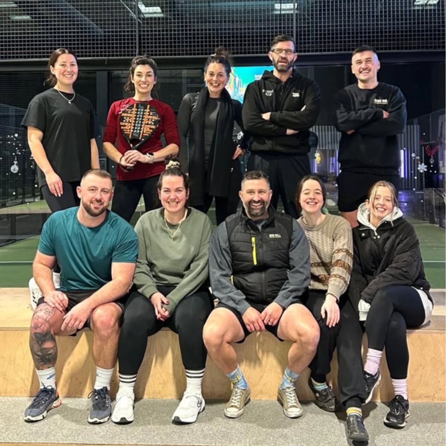 Christmas doo! 🥳🥂🎄
A fantastically fun padel tournament 😂🏓 followed by food, comedy n' a good old dance of course!
Lovely to have a laugh with those who also work in the gym where I carry out my personal training business 🏋🏼♀️🏃🏻♀️ Often like passing ships, great to pause, have a rare change from the active wear & unwind!
I do love a festive season. 🥂