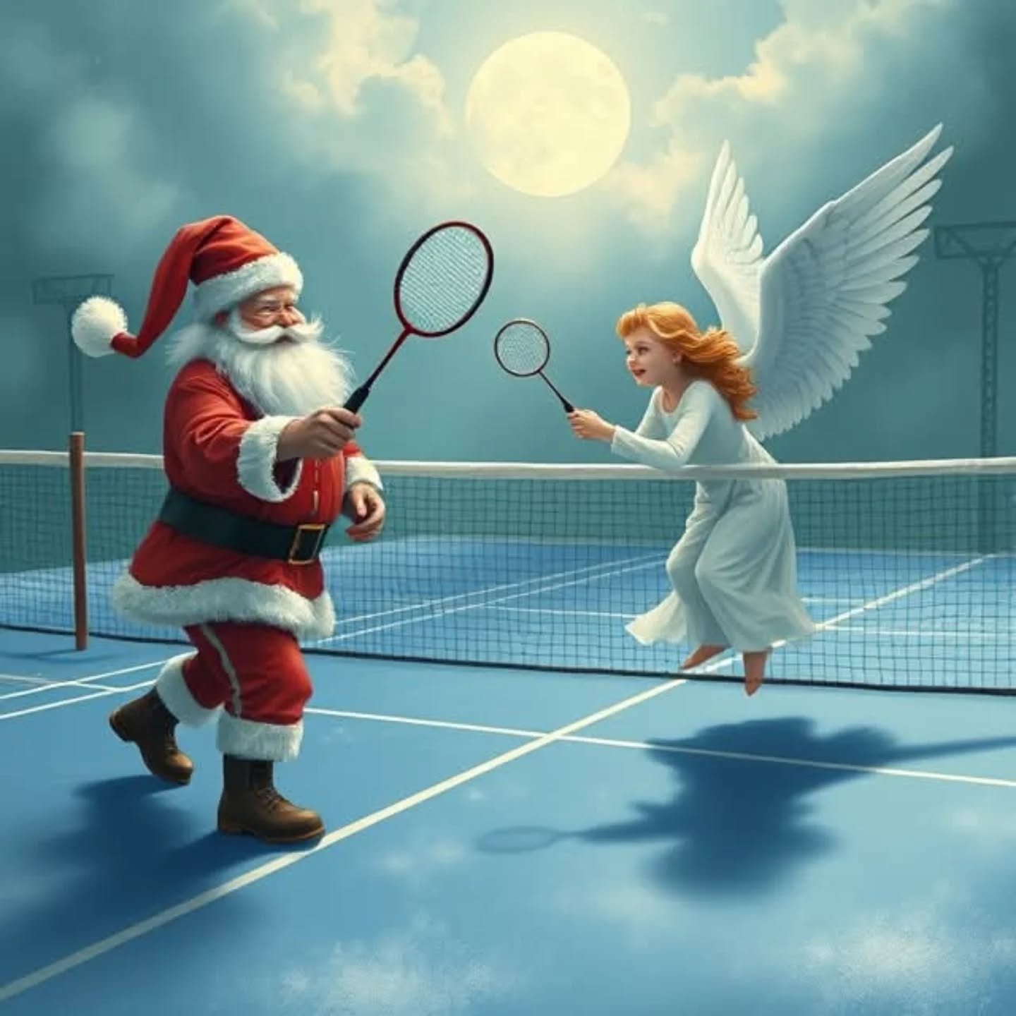 På romjulstrening 30 des spiller vi kamper, alle velkommen, store og små, det er og lov å ha med seg gjester (både øvede og ferskinger) Vi håper på nok folk til at vi kan dele inn etter nivå. Pga planlegging er det bindende påmelding innen 28.des.
50 kr pr pers til dekking av baller. Meld deg på idag!!