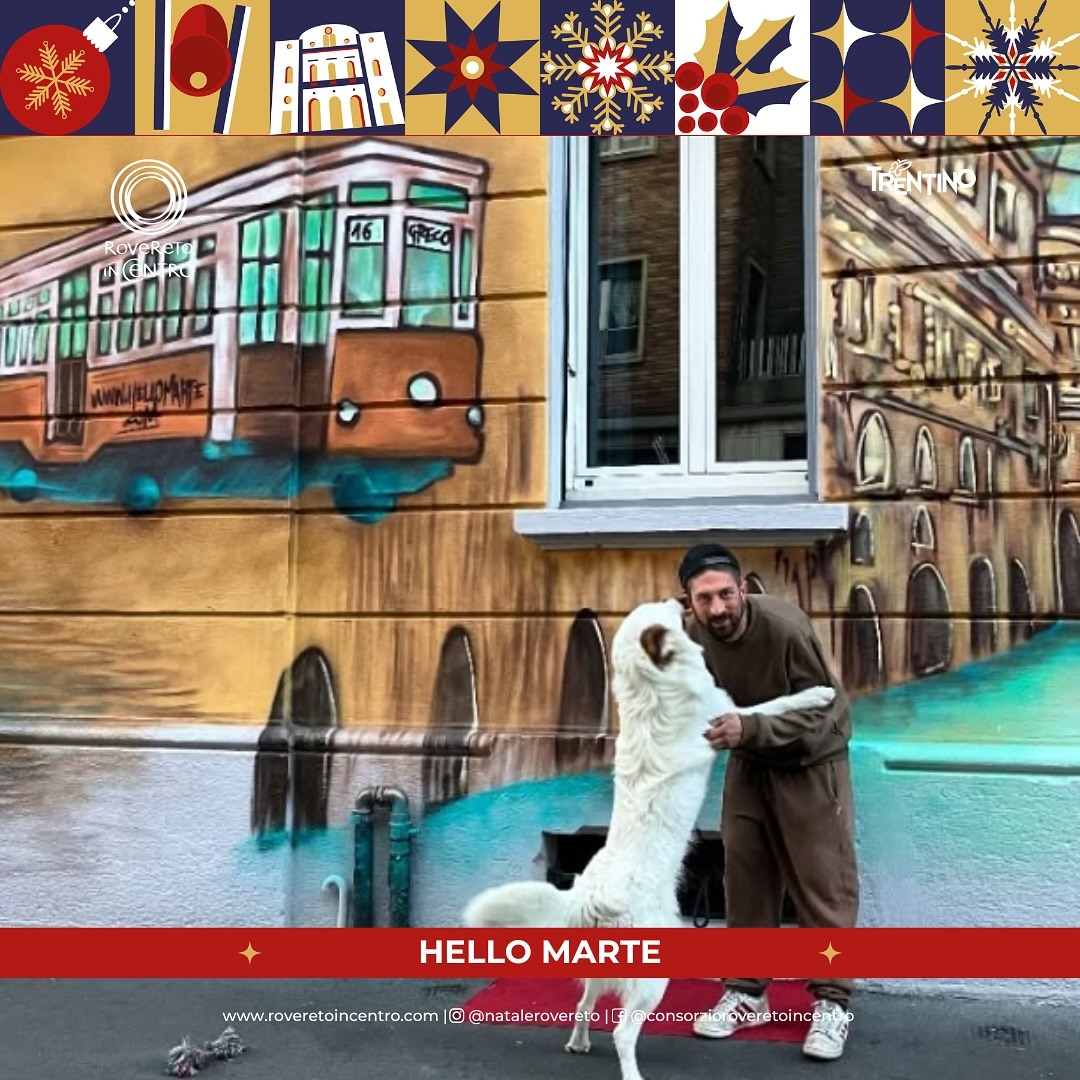 Arriva @hellomarte ! 🎨
Vi aspettiamo per la sua esibizione di live painting alle ore 15:00 presso Piazza Erbe, preparatevi a rimanere incantanti 💫
📍 Piazza Erbe
🕰️ ore 15:00/17:00
@visitrovereto
@confcommercio_vallagarina
@comunerovereto
@dolomitienergia
@cassaruralealtogardaroverero
@bancaperiltrentinoaltoadige