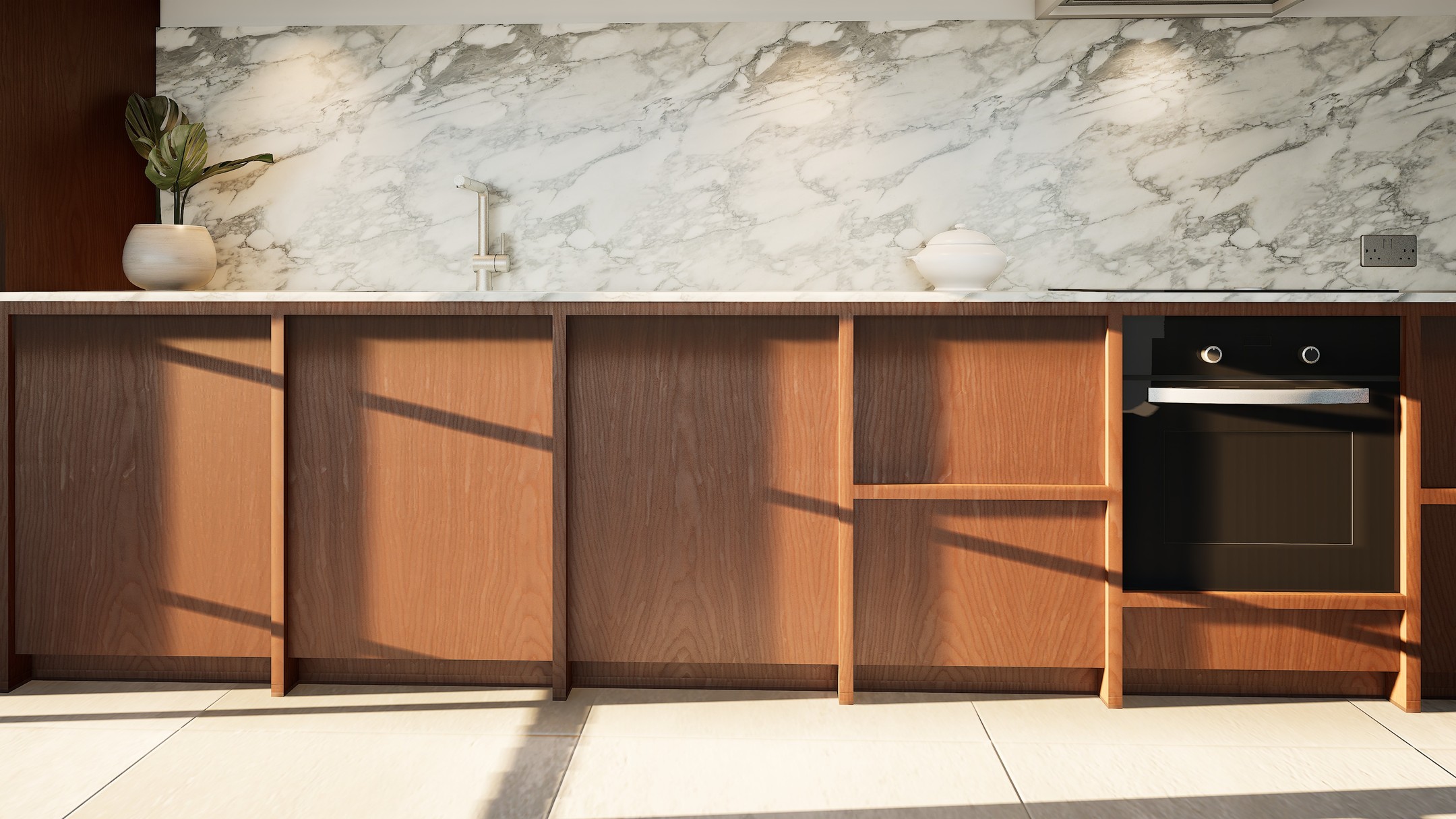 Clean lines and handleless walnut veneer cabinets bring this Scandinavian-inspired kitchen to life. Based in Dubai and dreaming of a minimalist Nordic-style kitchen? Let’s make it happen! 😊
.
.
.
#scandikitchen #scandidesign #scandinavianinspired #nordicdesign #nordickitchen #kitchendesigner #bespokekitchendesign #walnutveneer #walnutkitchen #minimalistkitchen #dubaihome #dubairenovation