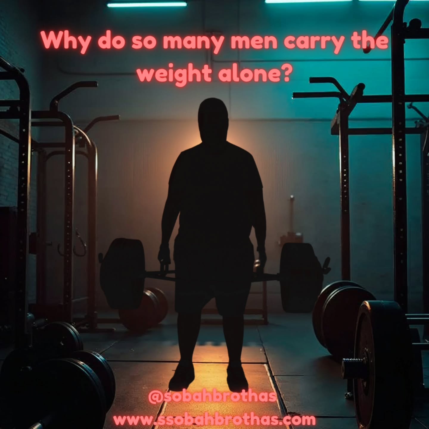Why do so many of us carry the weight alone?
Iโve been thereโthinking I had to handle everything myself. Not feeling super healthy, tired, feeling stuckโit felt like weakness to ask for help.
But Iโve learned that real strength comes from connection. Community changed everything for me. Peopleโboth men and womenโon Instagram showed me that I wasnโt alone. They helped me see whatโs possible when you focus on health, fitness, and lasting change.
Now, I want to share that with other guys. SobahBrothas is more than a platformโitโs a community for men ready to make changes, build strength, and lead healthier, more purposeful lives.
You donโt have to carry the weight alone. DM me or drop a ๐ฌ if youโre ready to take the first step or share this with someone who needs it. Together, weโre stronger."**
#ReinventYourself #MenSupportingMen #SobahBrothas #HealthAndWellness #StrengthInNumbers #ChooseChange #CommunitySupport