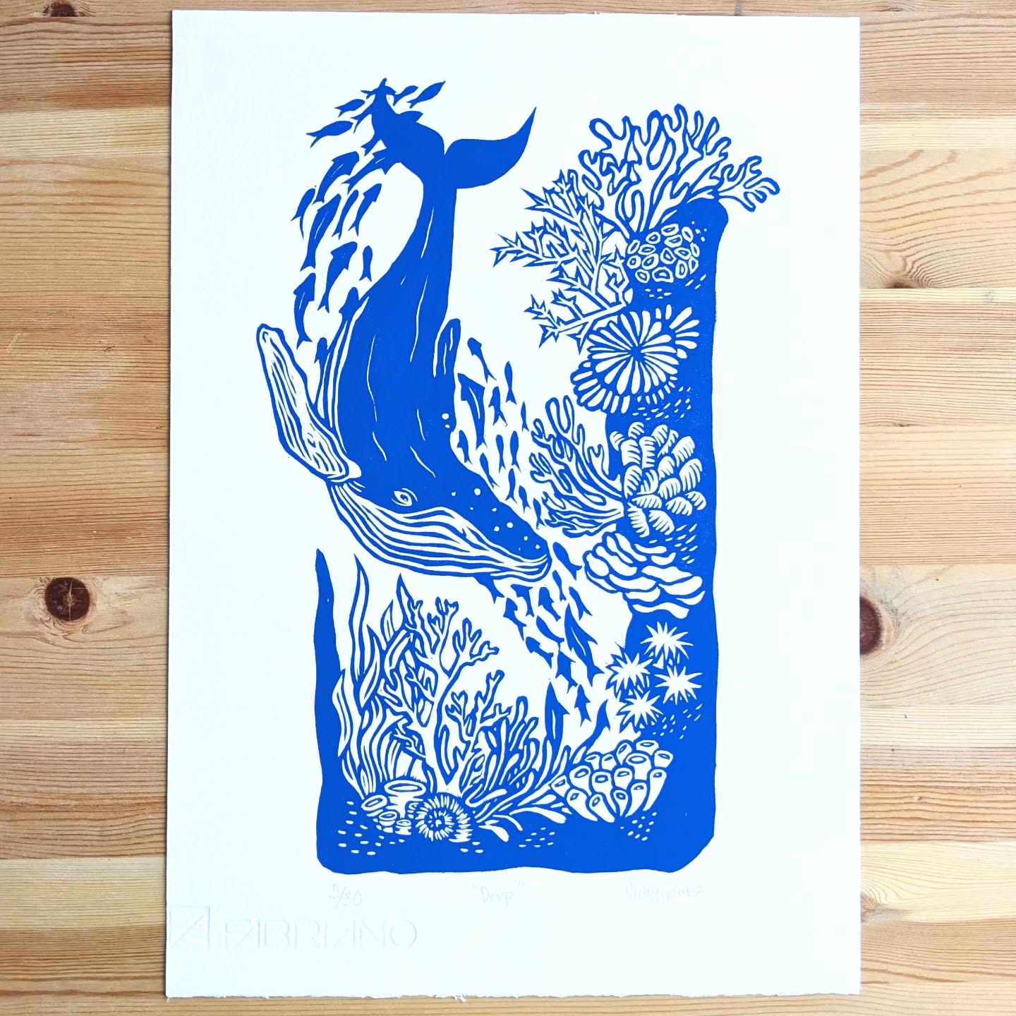 "Deep" is my entry for @linoprint4 competition!
This print is a reimagining of an old piece from my early days in printmaking, symbolizing my creative journey over the past few years. I still have a lot to learn and improve, but I'm excited about the dream of winning!
Paper size: 25x35 cm
Frame size: 31x43 cm
.
.
.
#linoprint4 @handprinteduk #linocut #linocutprint #reliefprint #printcompetition