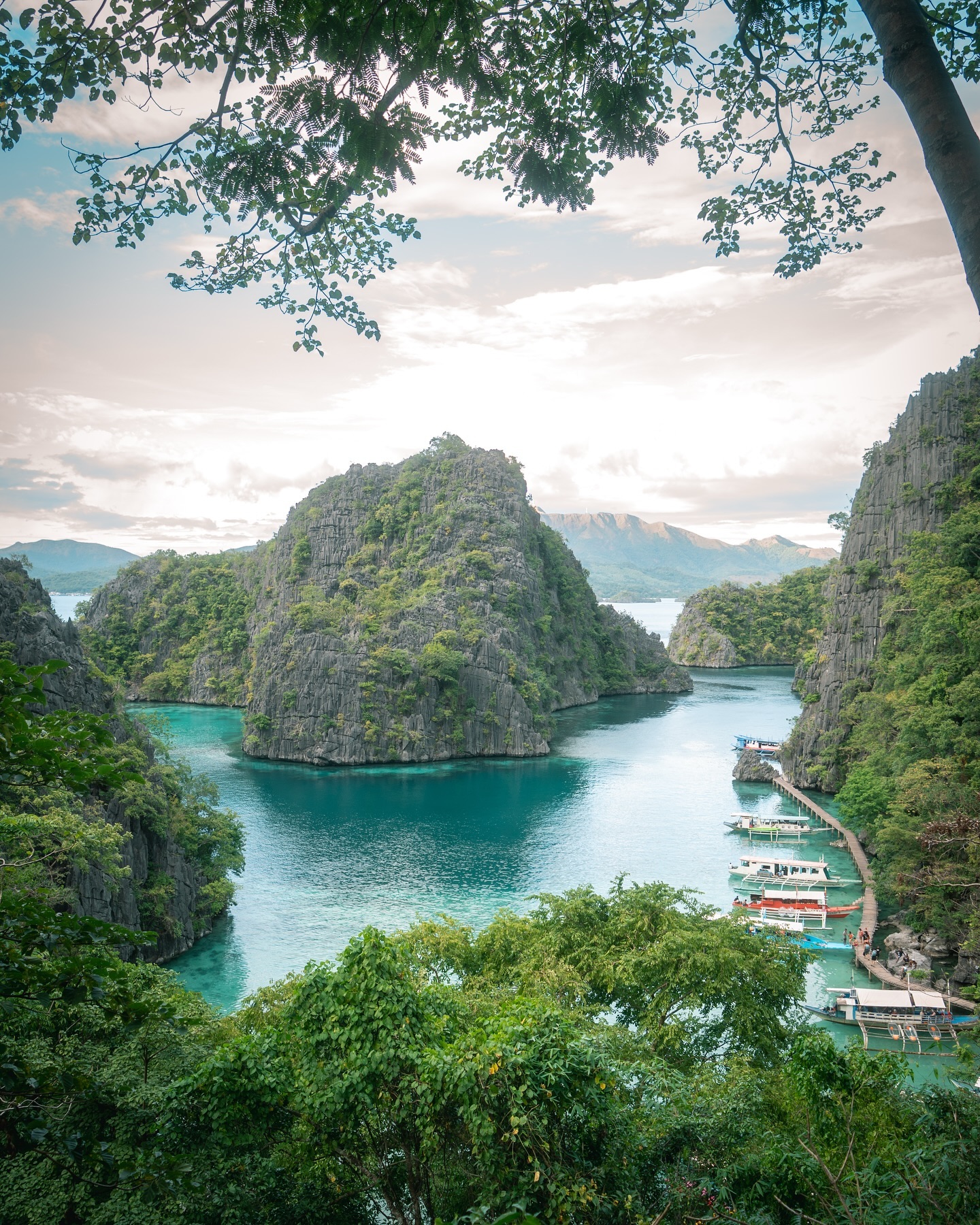 Tranquil waters and rugged landscapes—Coron at its finest. #coron #coronpalawan