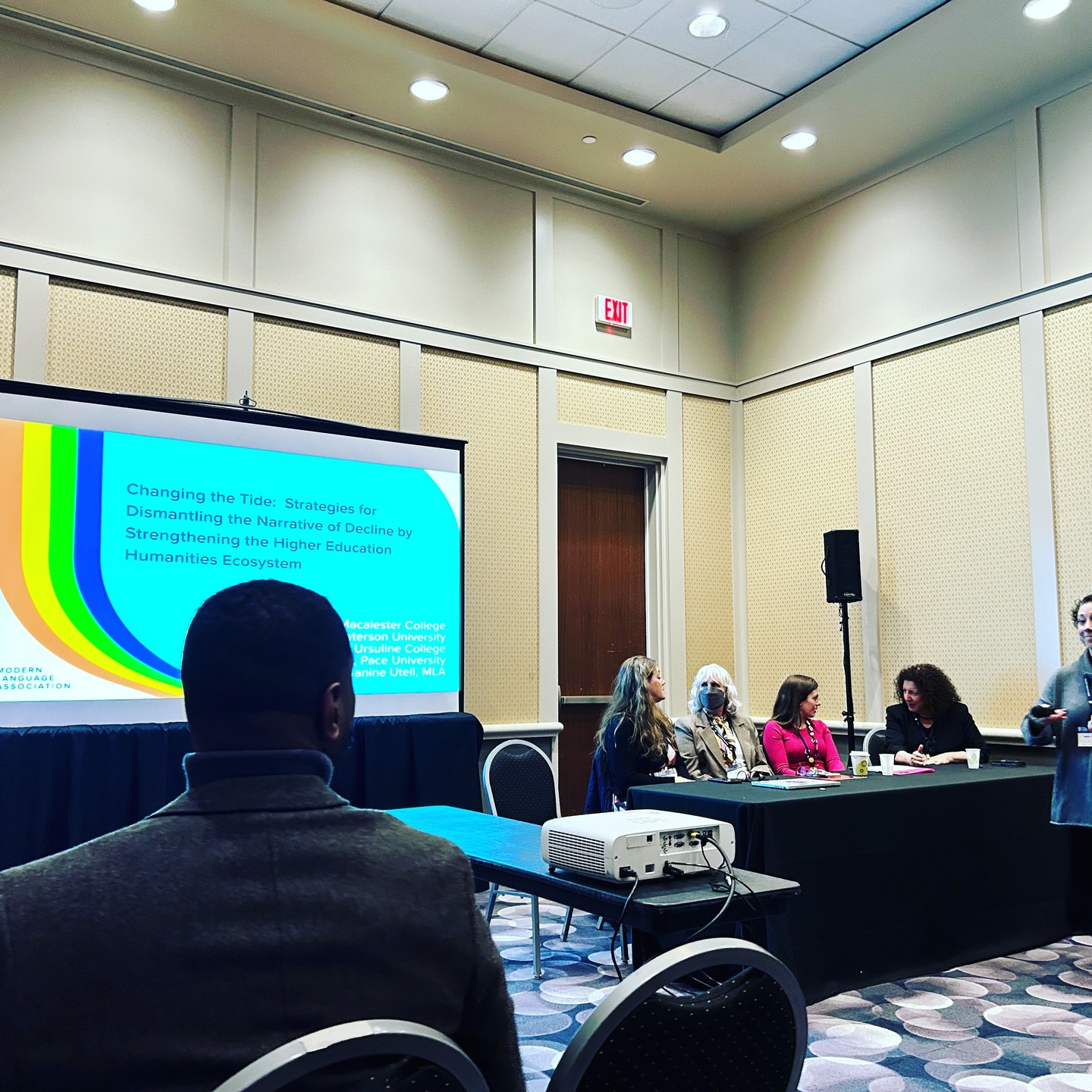 As 2024 comes to a close, #RustBeltLab takes a look back at our fall activities!
Part 5: We spoke at the @humanitiesall's National Humanities Conference in Providence, Rhode Island—thinking deeply about how the emplaced humanities plays a role in undergraduate education. @katie.trostel served as a panelist on the @modernlanguageassn's panel, "Changing the Tide: Strategies for Dismantling the Narrative of Decline by Strengthening the Higher Education Humanities Ecosystem" representing @ursulinecollege. Joined by @ak_tange Andrea Kaston Tange (Macalester College), Barbara Suess (William Paterson University of New Jersey), @iacullobird Maria Iacullo-Bird (Pace University), and janineutell.