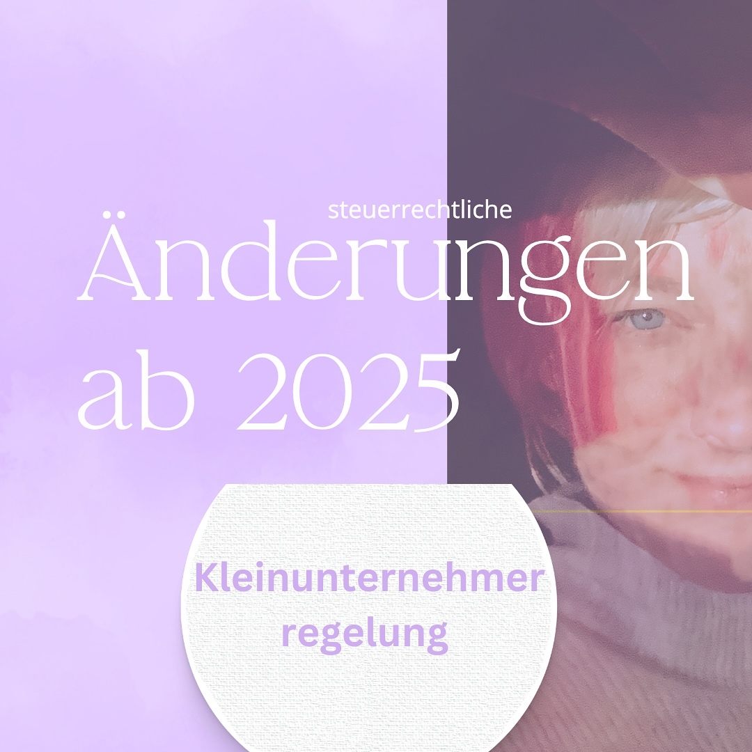 Das Jahr 2025 hält einige steuerrechtliche Änderungen bereit und ich verrate Euch schon jetzt:
Es wird nicht UNBEDINGT komplizierter 😜
Schaut unbedingt rein und seid bestens aufgestellt für EUER Jahr! 💪
Bis bald
Eure Tessa 😊
