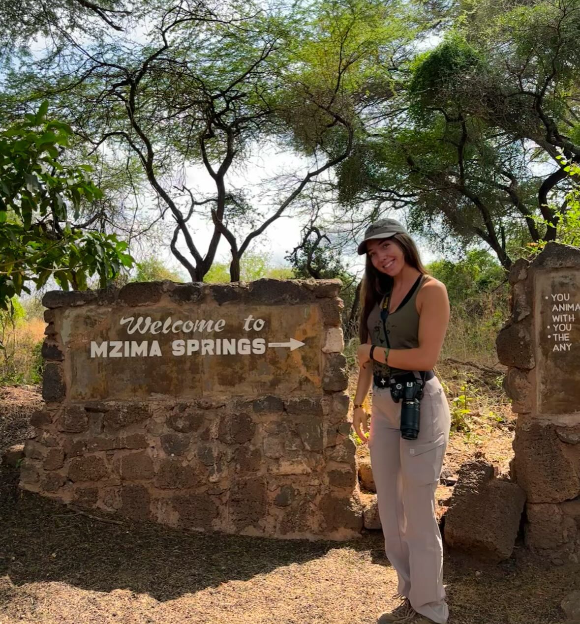 Here’s some of the “smaller” animals we spotted at Tsavo! The third photo is definitely one of my favorite moments from the trip: catching a glimpse of a Black Rhino from a bush plane. The photo’s not exactly my best work as I was fighting the urge to throw up while we were flying sideways when I took it. But the photo does sum up why planes are so key for rhino conservation. These guys are super tough to monitor from the ground. The Tsavo Trust team did a few loops in the air around the area before finally spotting him. Such a cool experience! Also got to see my first wild hippos 💜