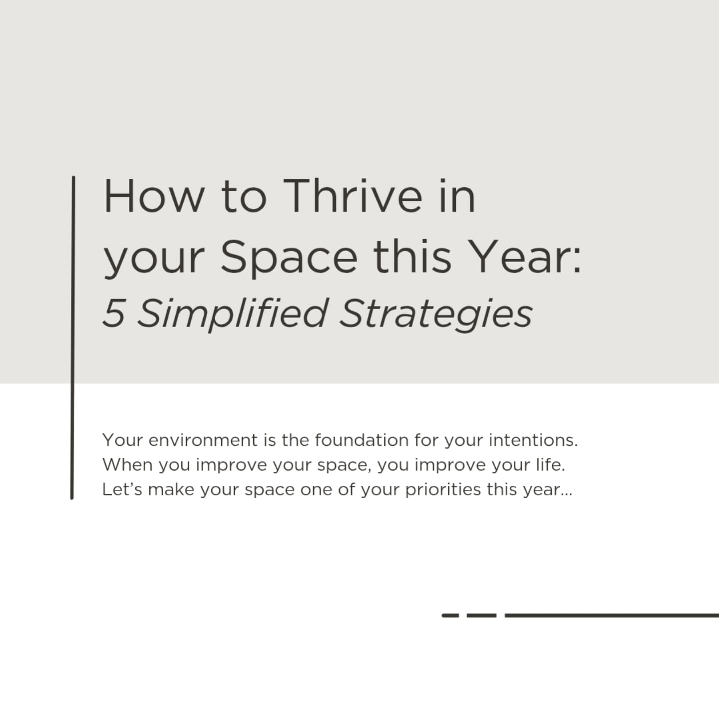 Ready to thrive in your space this year? You know that feeling when you finally tackle that messy corner, or you get to sort out of all of your paperwork on the desk, and suddenly, life feels a little easier? That's our goal! Let's make this year the year we silence that procrastination voice and conquer that to-do list. And, if you ever feel like you need that extra guidance or just want to delegate, our Simplified Living Service is here to make it happen faster!
.
.
.
#thriveinyourspace #homeorganization #simplifiedliving #newyearnewhome