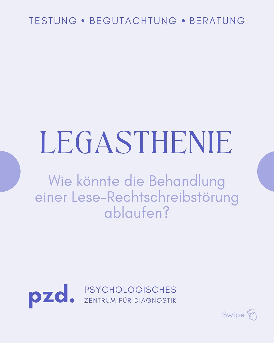 Nach einer Legasthenie-Diagnose kommt häufig die Frage nach möglichen Behandlungen auf. Wir selbst führen in unserem Zentrum für Diagnostik KEINE Behandlung oder Therapie für die Lese-Rechtschreibstörung durch. Allerdings kann in der Befundbesprechung abgewogen werden, ob eine Behandlung notwendig und sinnvoll erscheint oder ein Attest und der daraus resultierende Nachteilsausgleich für das Kind ausreicht.
Vereinbare noch diese Woche ein Vorgespräch bei uns, wenn du bei deinem Kind eine Legasthenie vermutest!
#legasthenie #leserechtschreibstörung #lrstraining #lesenlernen #schreibenlernen #teilleistungsstörungen #psychologischediagnostik #legasthenietest