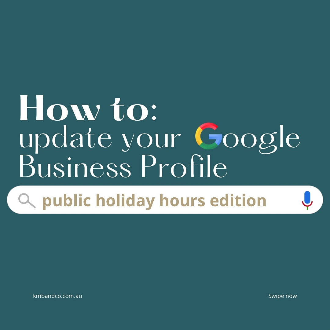 I don’t know about you, but I find it super annoying when I can’t find out if a business is open or closed 😒
I think a lot of businesses underestimate the importance of communicating this.
Most of the time it’s a very simple fix. If you have a Google business profile you can update your business hours using these step. You can actually update your hours in advance, and then you’re all organised for the year ahead! 👊🏼