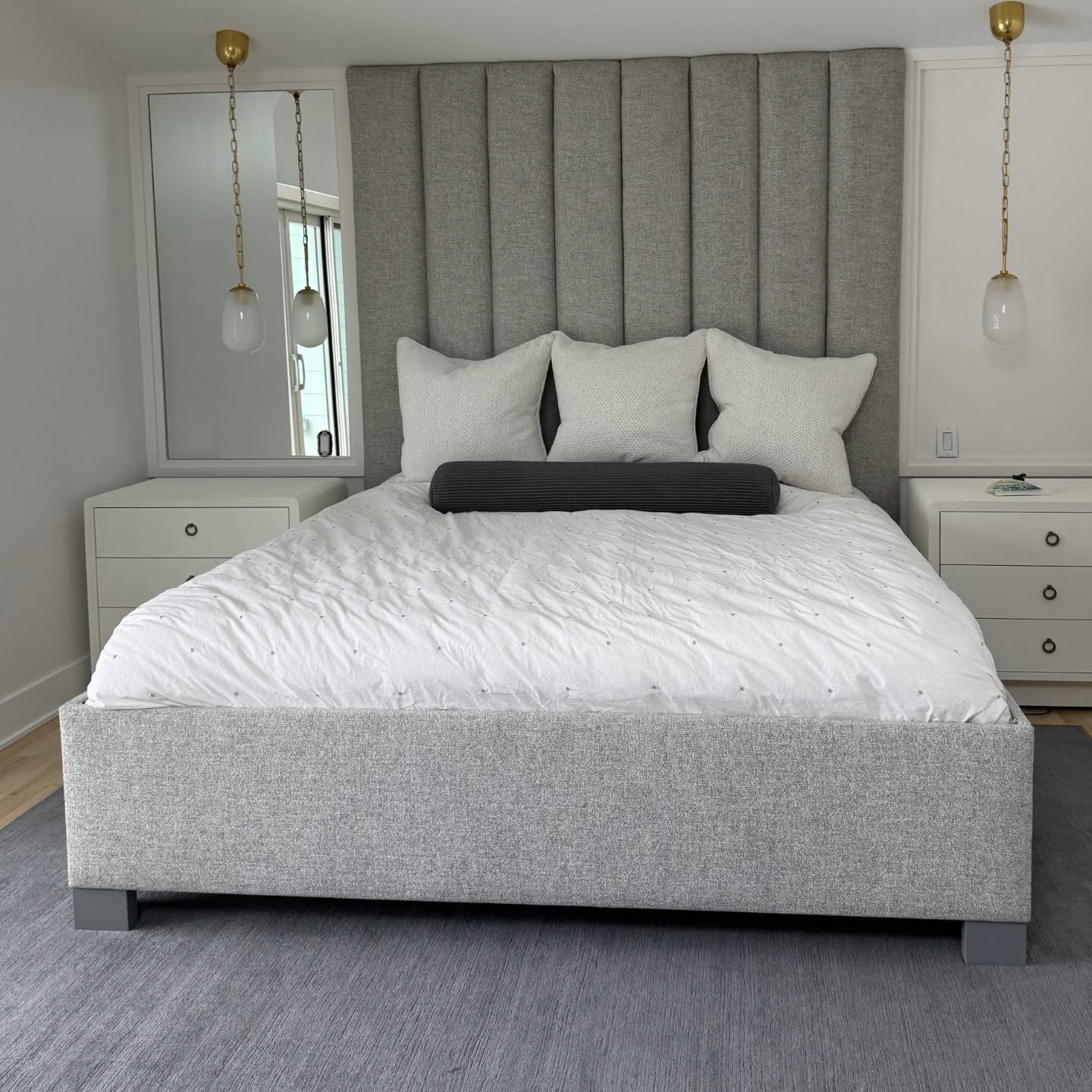 Happy to collaborate on another custom piece with @handcraftingohio to create a unique built in headboard and bed frame in Bexley!
#customupholstery #columbusmade #smallbusiness