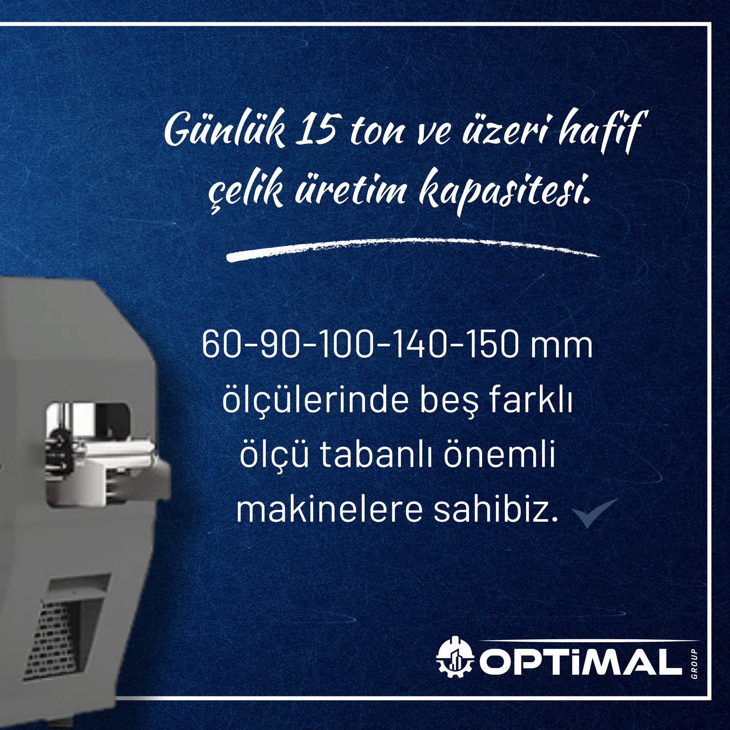 Hafif çelik üretiminde fark yaratan teknoloji!
Optimal Group olarak, ICARUS IC 2500SA ile sınırları zorluyoruz. Yüksek kapasiteli ve hassas üretim altyapımız sayesinde projelerinizi hızla hayata geçirirken kalite ve dayanıklılığı ön planda tutuyoruz.
İnovatif çözümlerimizle hem zaman kazanın hem de üretimde yeni bir standarda ulaşın. Hafif çelik yapı teknolojisinin geleceğini bizimle keşfedin!
İş birliği ve daha fazlası için iletişime geçmekten çekinmeyin.
#OptimalGroup #HafifÇelikteYeniÇağ #TeknolojiVeKalite #ICARUSIC2500SA
Detaylı bilgi ve iletişim;
📞 0342 502 8324
📱 0505 456 5912
.
.
.
.
#construction #steelstructure #homedesign
#contractorlife #modernbuildings #steelworks
#çelikev #prefabrikev #hafifçelik
1h