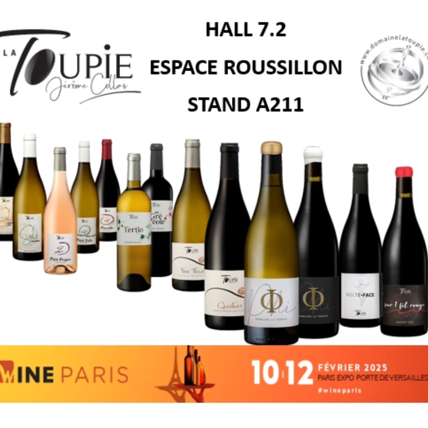 Domaine la Toupie à Wine Paris du 10 au 12 février.
#maury
#wineparis2025
#roussillonwines
#domainelatoupie