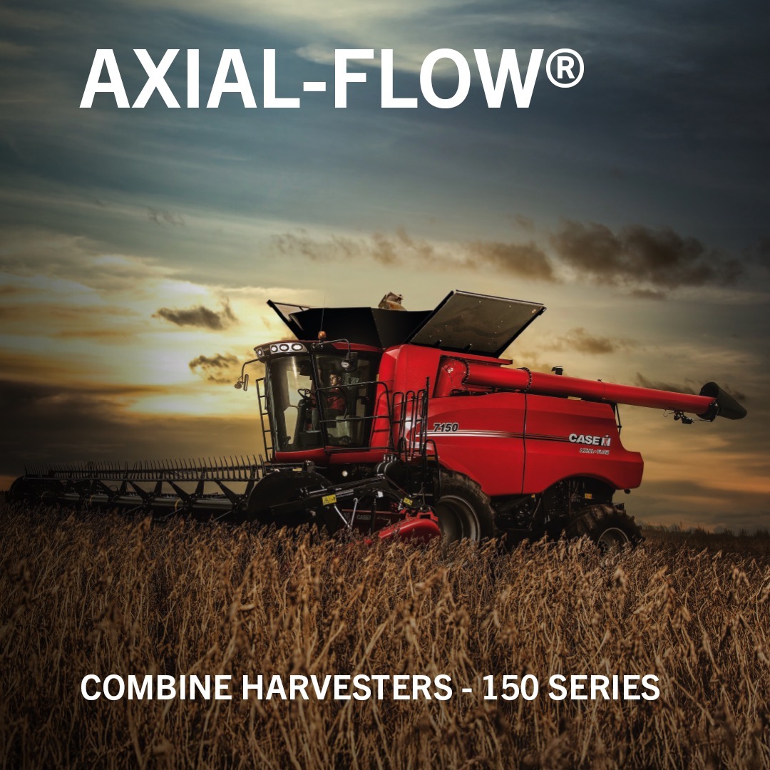 Everything about the Axial-Flow 150 Series is about greater productivity. With refined engines and rotors, these combines are designed to extract maximum power from every drop of diesel while ensuring long-lasting reliability of every component.
Click here for more information: https://ow.ly/z30950Uszx7