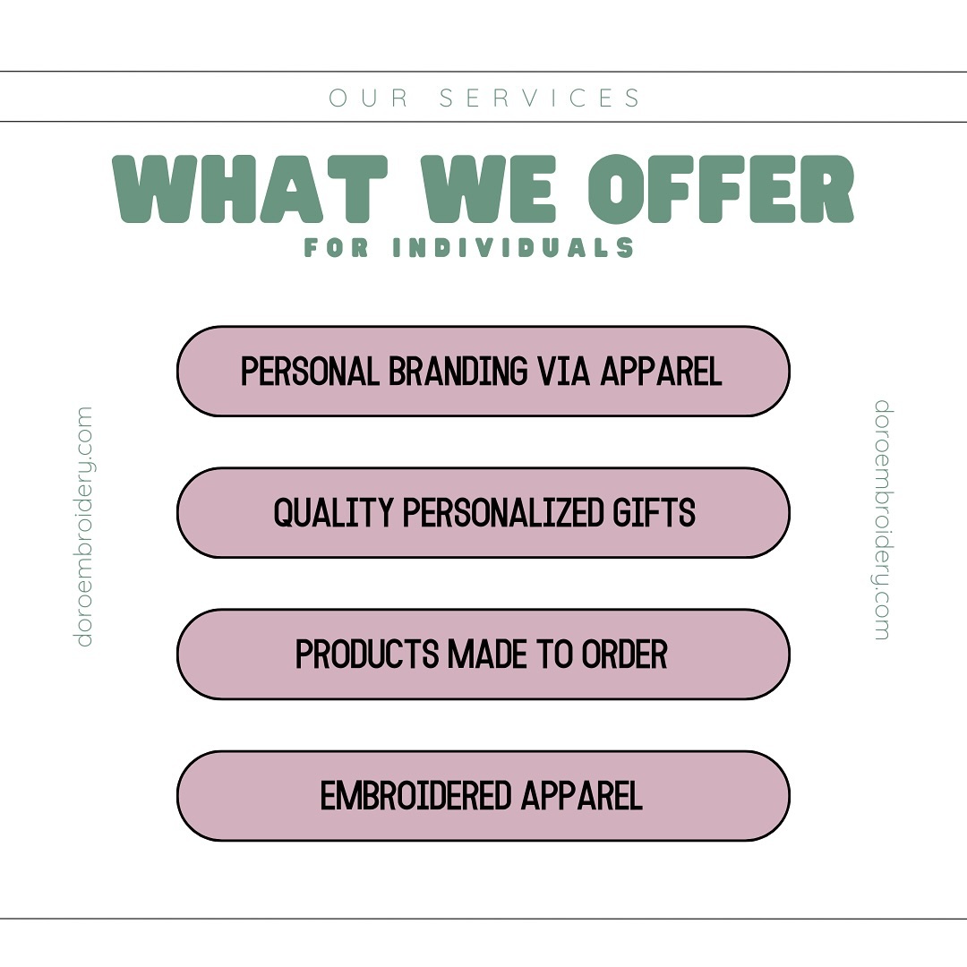 we love embroidering apparel for our fellow small businesses…but we also love working with you on a one-of-a-kind gift for someone special (could be yourself- we won’t tell 🤫)
.
.
.
#seattlesmallbusiness #seattlesmallbusinesses #embroideryservices #embroideredapparel #smallbusinessvendor #bridesmaidgiftideas #personalizedgiftideas #giftgivingideas