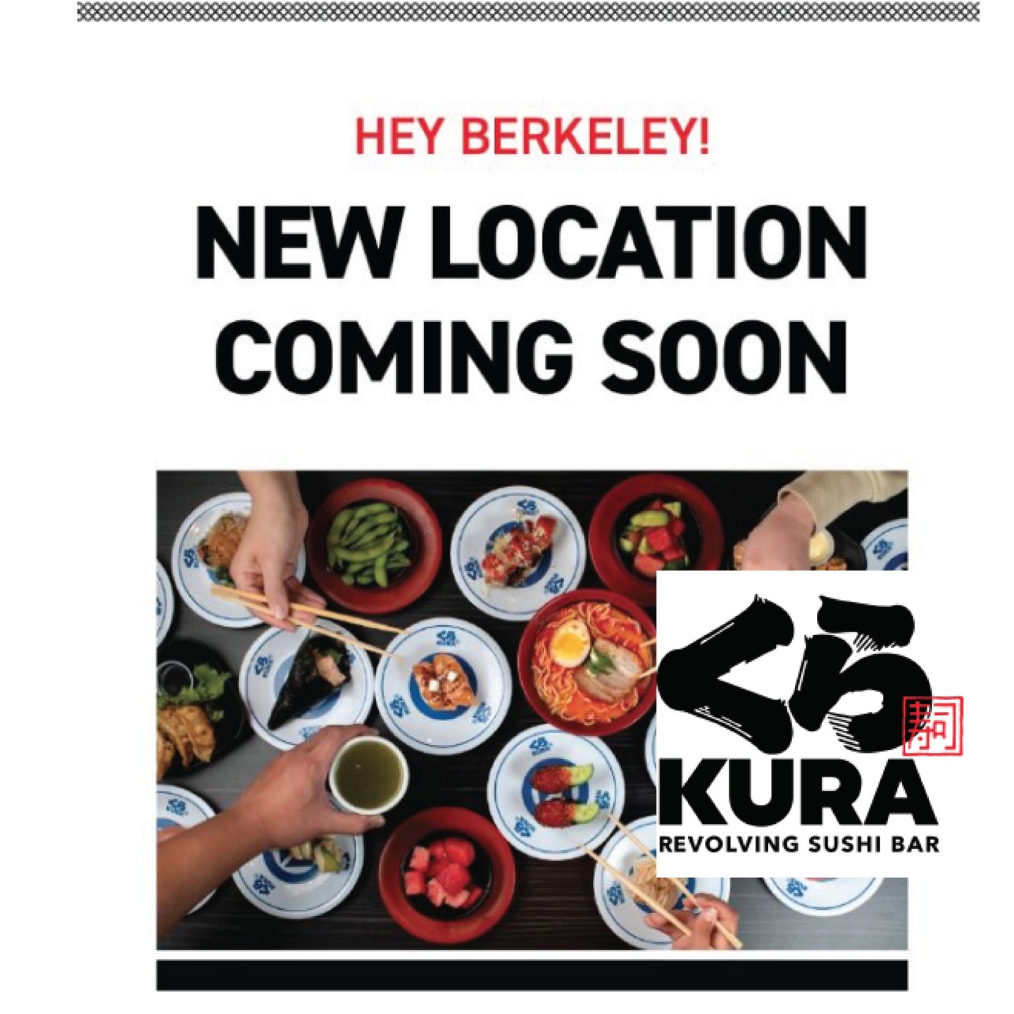 The highly anticipated opening of Kura Sushi is upon us at Shattuck Square in Berkeley (two doors down from Cholita Linda)!
1,461 SF remaining -- call us for more info!
#restaurantleasing #retailwest #berkeleyfoodies #kurasushi_usa #kurasushi #shattuckave #tenants #retailleasing