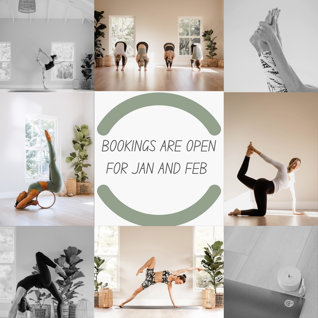 Bookings are open for Jan/Feb and we can’t wait to welcome you back in studio! We’ve also got some exciting retreats lined up. Find out more and book your classes online www.inbalance.net.za