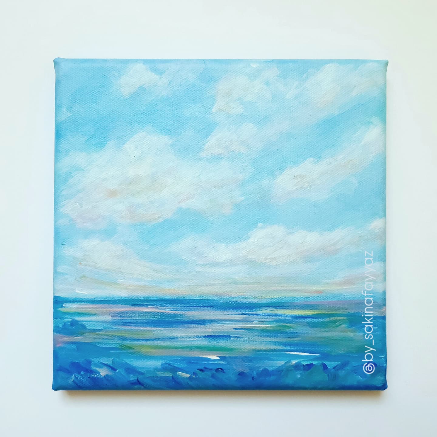 Lately I have been striving to let my style evolve into something more impressionistic and intuitive, rather than fixating on details. This piece reflects that journey!
I painted the land in calming blue tones to harmonize beautifully with the vast, serene sky above. It's a piece that evokes tranquility and connection to nature while embracing the freedom of interpretation.
"Fields of Blue" 💙
20 x 20 cm | Acrylic on stretched canvas
#FieldsofBlue #Impressionistart #Intuitivepainting #Acryliclandscape #Abstractnature #Serenevibesart #Artforyourhome #Natureinspiredart