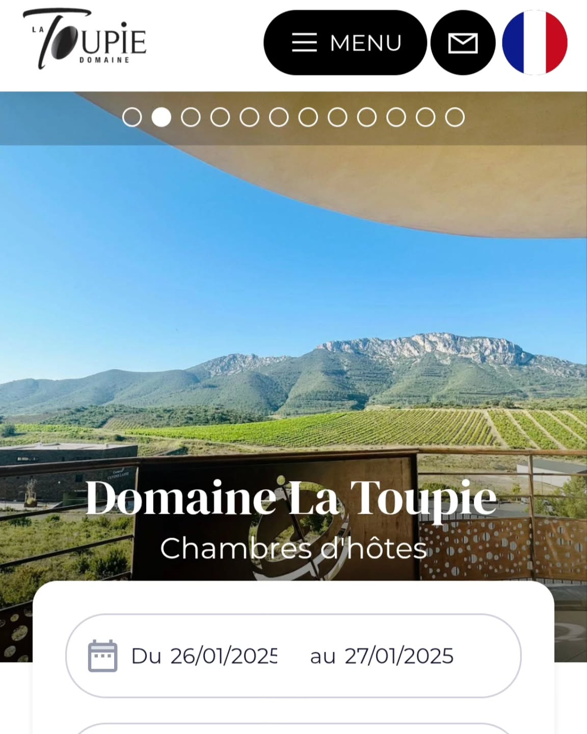 Le site de réservation des chambres d'hôtes au Domaine la Toupie est en ligne!
domainelatoupie-chambresdhotes.com
#oenotourisme #chambresdhotes #roussillontourisme #suddefrance