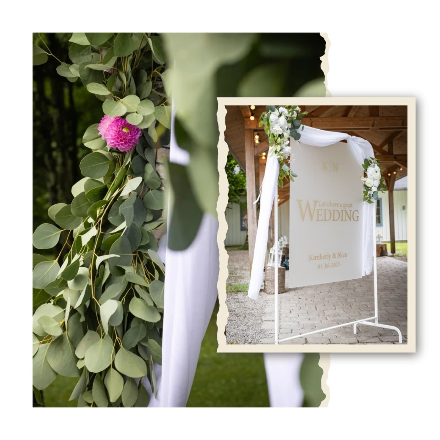 Ihr steckt so viel Herzblut in eure Hochzeit - ich sorge dafür, dass es für immer sichtbar bleibt!
Von der Wahl der perfekten Location bis hin zu selbst kreierten Tischnummern, Platzkarten und einem ganz persönlichen Willkommensschild - Kim und Nico haben ihre Hochzeit mit so viel Liebe zum Detail gestaltet. Und genau das habe ich für sie in Bildern festgehalten.
Ihr fragt euch, wie ich eure individuelle Hochzeitsgeschichte in meinen Bildern lebendig werden lasse? Ganz einfach: Ich sehe die Schönheit in den kleinen Momenten - in den handgefertigten Dekoelementen, die einzigartige Atmosphäre eurer Hochzeitslocation und in den großen Emotionen, die diesen Tag so besonders machen.
Und das Beste? Aus der Leidenschaft von Kim und Nico für kreative Hochzeitsgestaltung ist eine wunderbare Geschäftsidee entstanden. Schaut unbedingt bei @miracle.weddingsigns vorbei - vielleicht findet ihr dort genau das Detail, das eure Hochzeit perfekt macht!
Was wird eure Hochzeit einzigartig machen? Erzählt es in den Kommentaren und inspiriert damit andere Brautpaare 🧡
#hochzeitsfotografmünchen
#hochzeitsfotografmünchenumland
#willkommensschild
#Hochzeitsdienstleister
#hochzeitsfotoideen
#hochzeitsplanung
#hochzeitsplanung2026
#hochzeitspapeterie
#heiraten
#hochzeitsinspiration