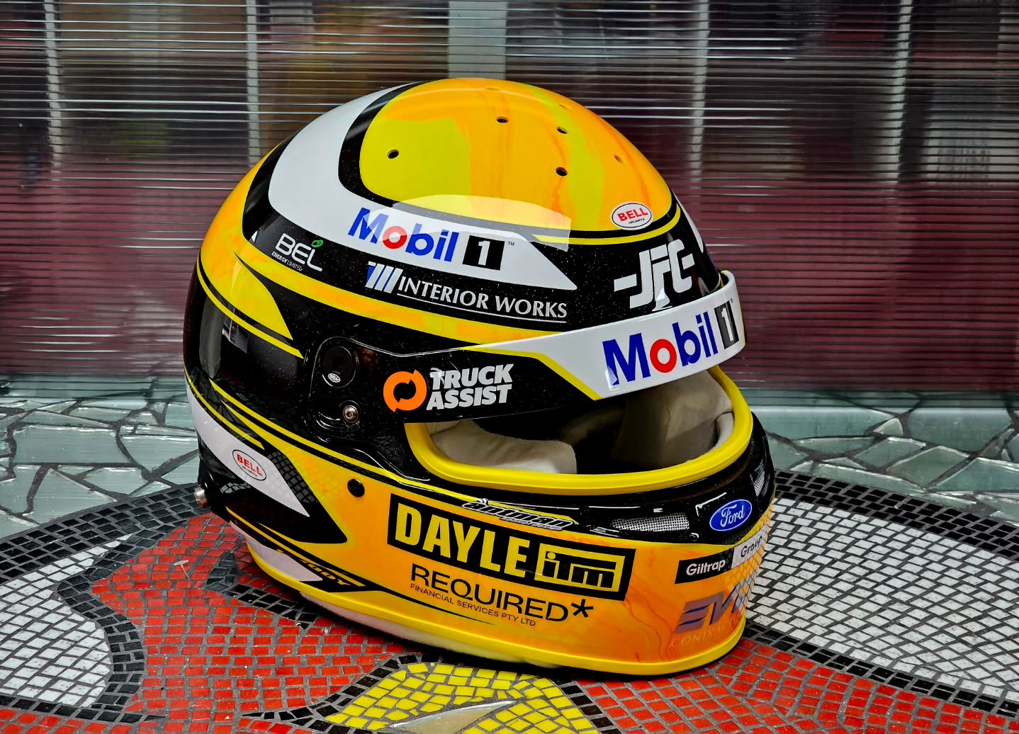 @ryanwood40_ rocking an antman swirl for 2025. @antman_custom_trix @revracegear @bellracinghq @supercarschampionship