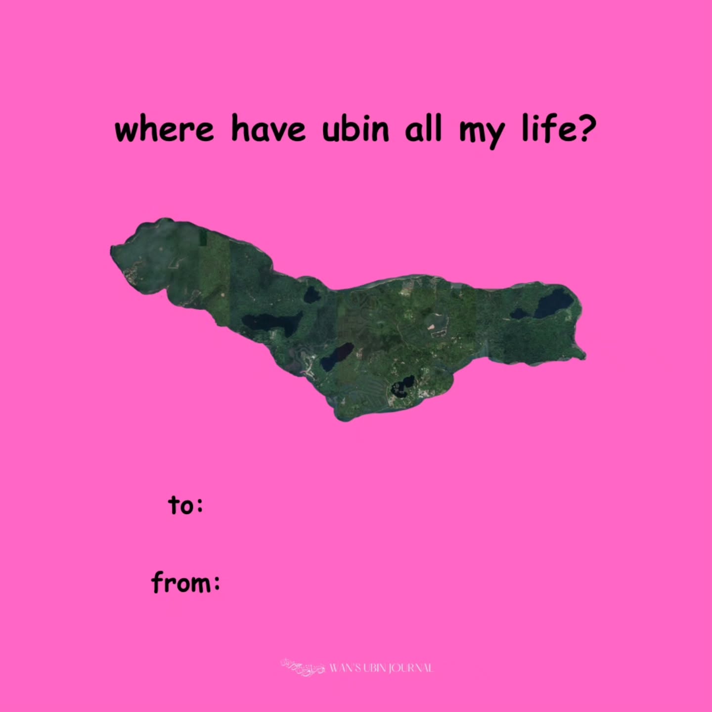 Ubin running around in my mind lately, I feel like I should be Tekong you out on a date. Share this with someone you'd live on an island with đŤ˘