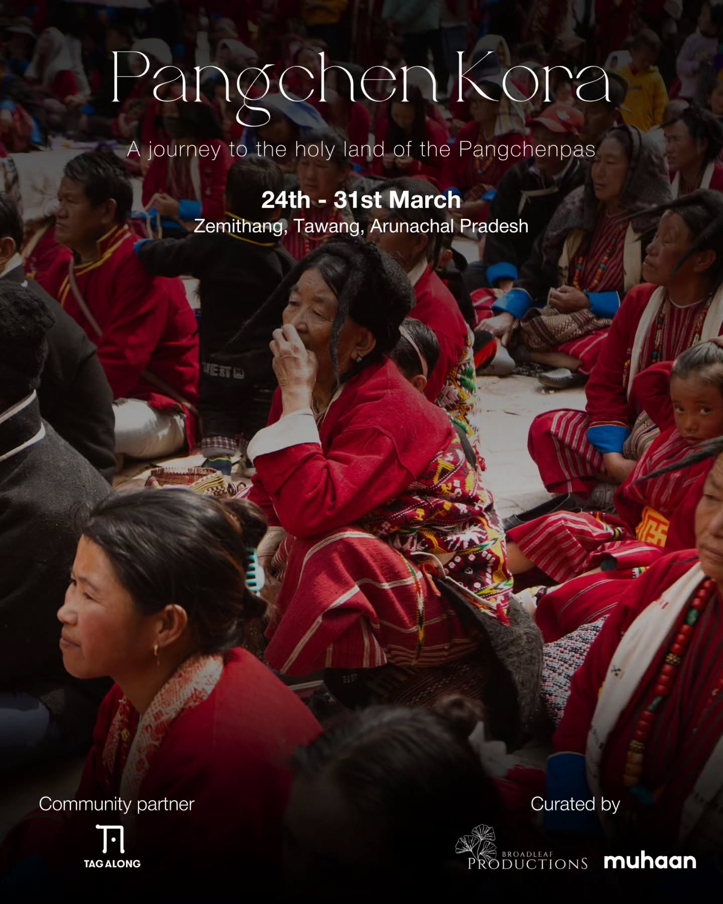 Step into the Sacred Landscapes of Pangchen
Pangchen Kora is more than just a journey—it’s an immersion into the rhythms of an ancient land where spirituality, culture, and nature exist in perfect harmony. Walk the storied paths, uncover timeless traditions, and experience the essence of Pangchen with us.
Dates: March 24th to 31st, 2025
Limited slots available! Register now through the link in our bio.
#PangchenKora #SacredJourneys #StoriesOfTheLand #CulturalExploration #SpiritualPaths