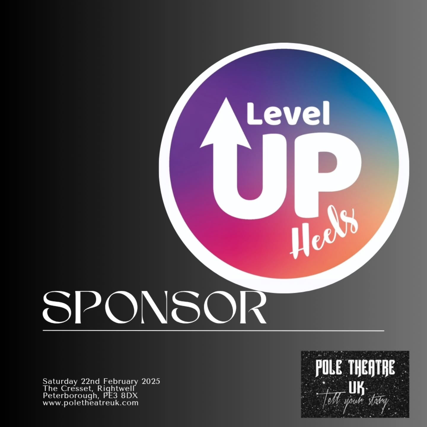 Our next incredible sponsor is @levelupheels 💖
They will have a stall on the day so don't forget to say hi and have a look at what incredible things they have!
Tickets on sale now 🎟
VIP Tables are for BOTH shows 🔥
Tickets are non refundable
Purchase policy is available on our website
www.poletheatreuk.com
#poletheatreuk #poletheatre #pole #polecompetition #ptuk25 #poletheatreuk25