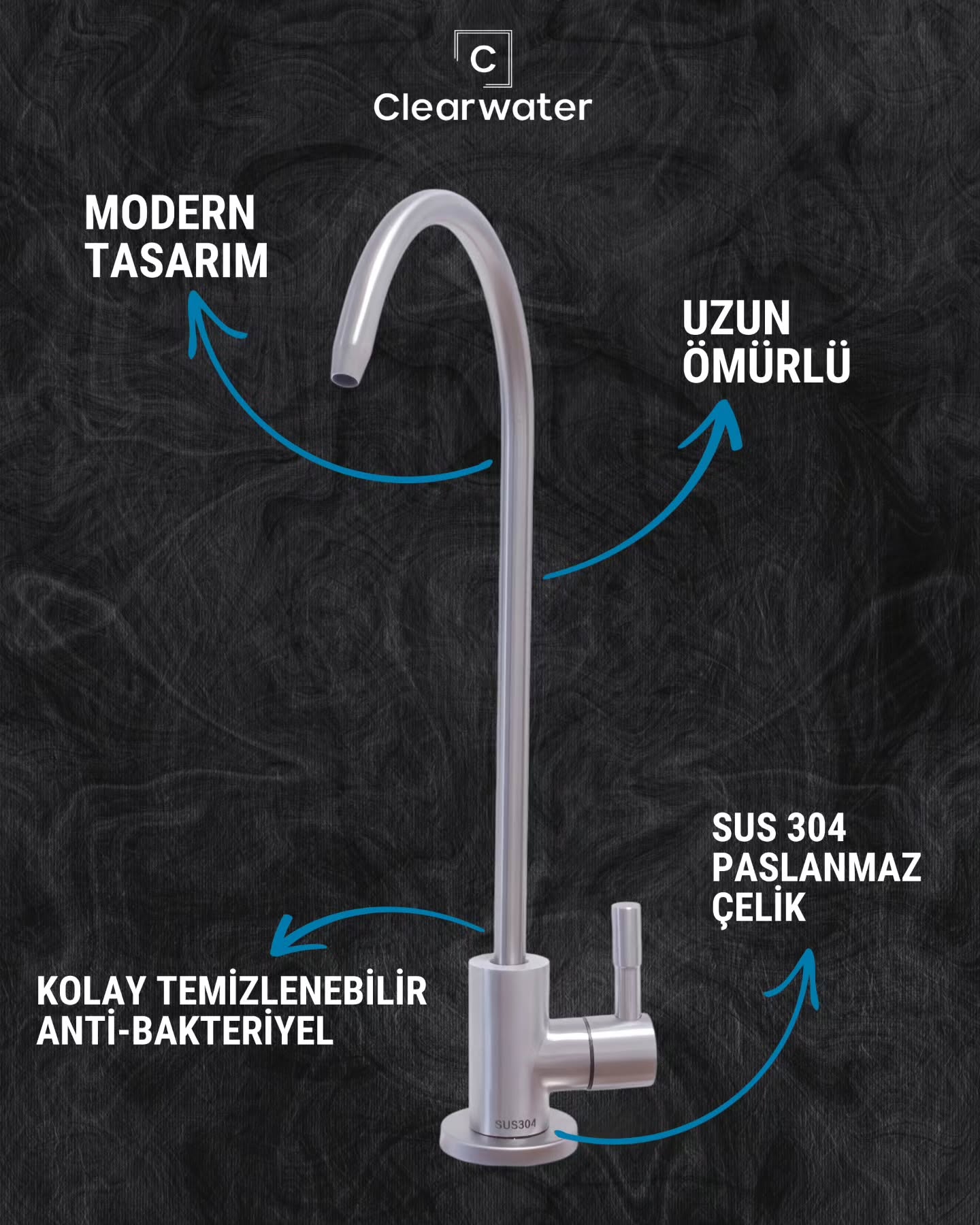 Şıklık, hijyen ve dayanıklılık bir arada! 💧
304 paslanmaz çelik musluğumuz, uzun ömürlü kullanımı ve antibakteriyel yüzeyi ile mutfağınıza hijyenik bir dokunuş katıyor.
Kolay temizlenebilir yapısıyla her zaman ilk günkü gibi! ✨
📍 Daha fazla bilgi için;
☎ 0216 606 6841
💻 clearwater.com.tr
#TemizSu #PaslanmazÇelik #HijyenikMutfak #musluk