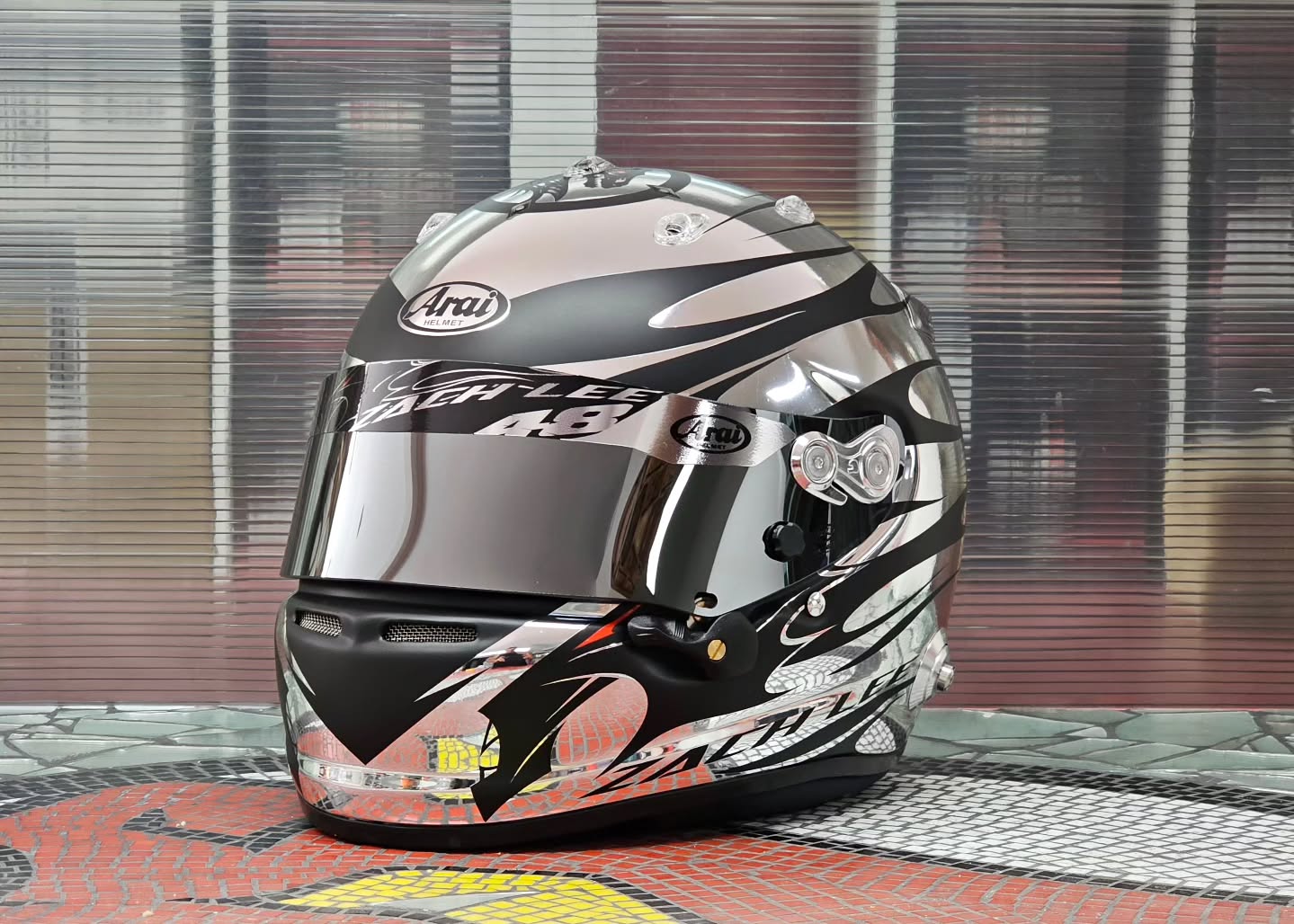 Zach Lee 2025 chrome boy.
@antman_custom_trix @arai_australia_nz @msgd16