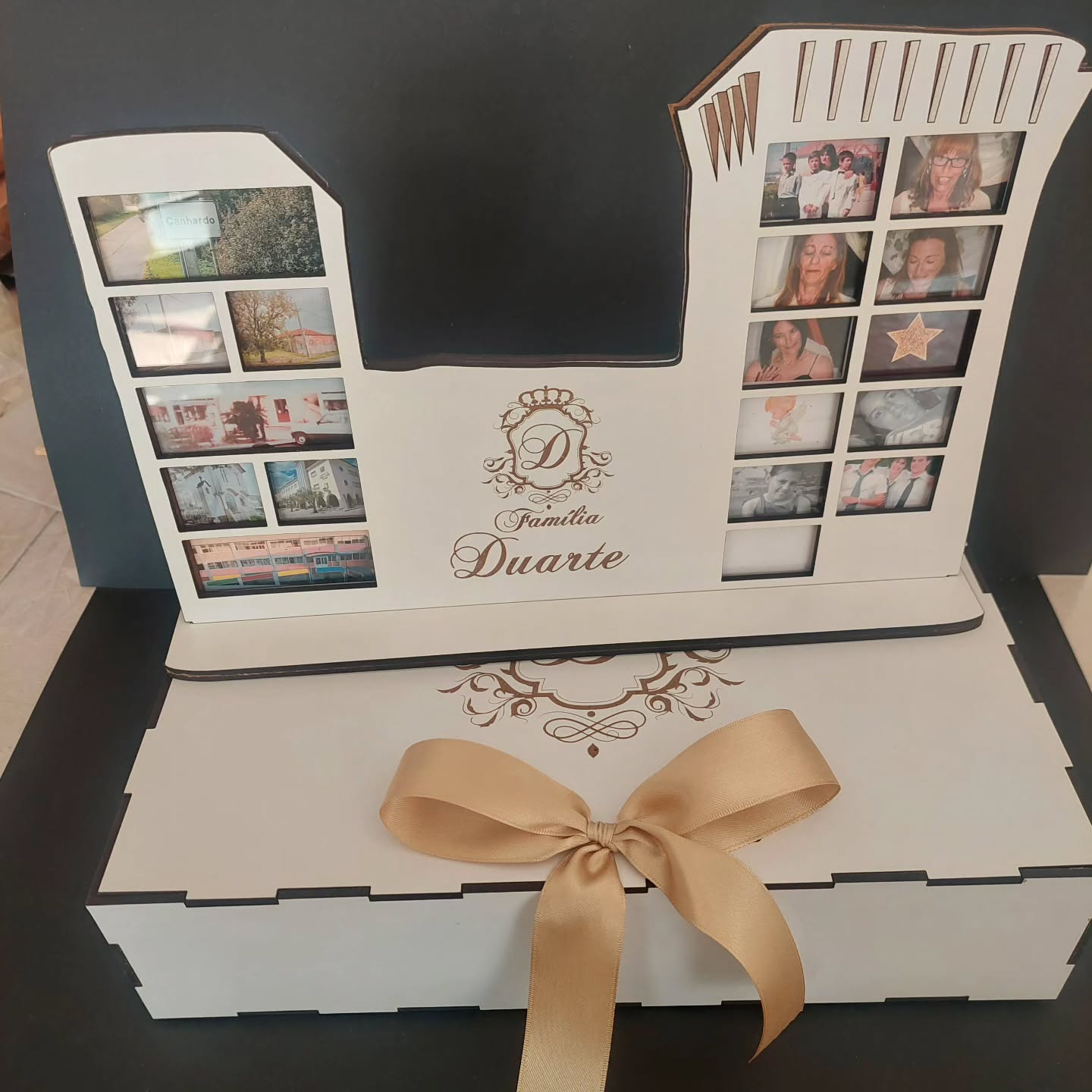 Moldura e caixa personalizada.
#presentespersonalizados