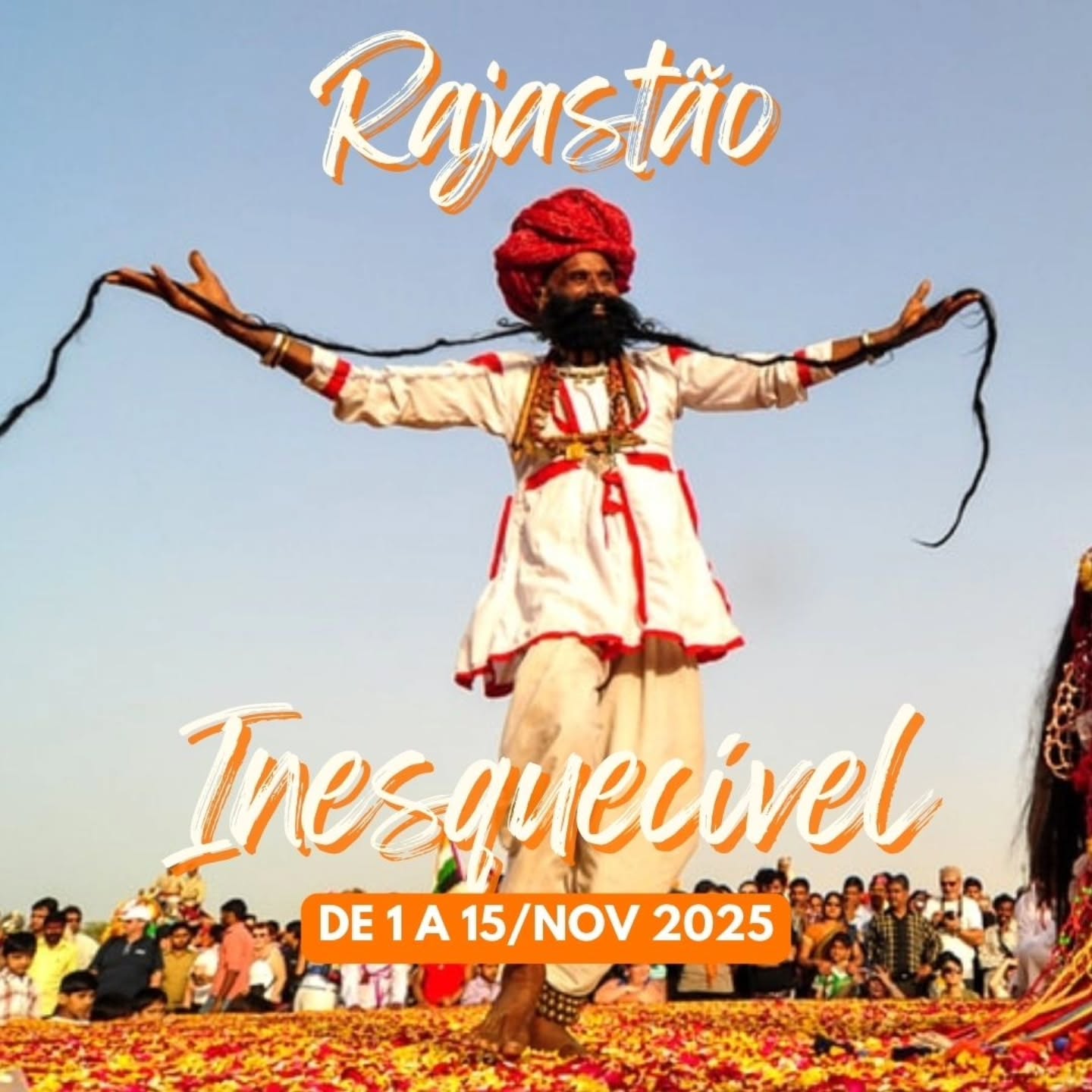 Dhamma Brothers é a junção entre uma
confecção de viagens personalizadas e o desejo
genuíno de compartilhar experiências de uma Índia
real.
Nossos roteiros permeiam pontos icônicos da
cultura e espiritualidade indiana com um toque fora
do padrão, penetrando o tecido das relações para
oferecer encontros e experiências que nos nutrem
enquanto seres humanos para além dos roteiros
esterilizados do mercado de viagens à índia.
Sentiu o chamado em seu coração?
Conte conosco para viabilizar essa imersão
inesquecível ao coração deste país que amamos
tanto!
2025 é ano de Índia com Dhamma Brothers!
De 1 a 15 de Novembro nosso destino será o
Rajastão, do deserto de Thar às águas tranquilas
dos lagos de Udaipur, do azul celeste marcante de
Jodhpur aos mercados vibrantes de Pushkar.
Mais informações via DM ou WhatsApp: 11
95072-8939 (Thiago)
Chalo Chalo!
🇳🇪