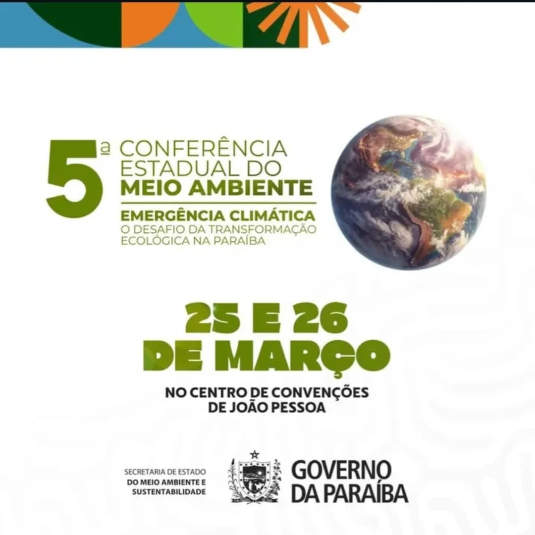 Conferência Estadual de Meio Ambiente
O nosso meio natural sendo discutido por representantes municipais e sociedade civil organizada.
Estamos nos organizando, Comissão Organizadora, dirigidos pela @semaspbgov_ , para bem receber a todos no Centro de Convenções.
Já na contagem regressiva para este grande momento.
Bons ventos!!!!