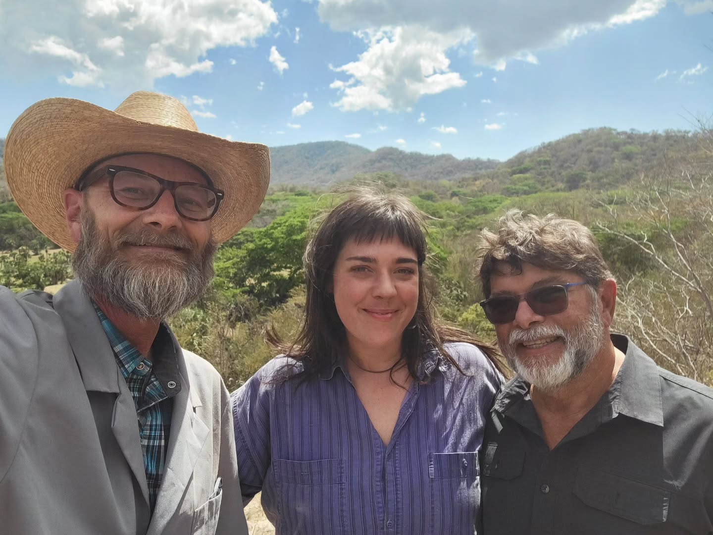 Day 2 (cont.)
Chinandega to Eduardo's Private Reserve:
After touring Finca Bella Vista, we prepared ourselves for the 1.5 hour drive to the Tapir Reserve by stopping to pickup a few provisions. Fresh Coconuts & Toña from Eduardo's Casa.
Approaching the Gulf of Fronseca we turned off on a dusty trail that snaked through villages for the next 45 minutes. Gates used as buffers to separate farm animals from the wild Tapirs were opened and closed. Eduardo stopped to explain the different zones we were moving through. A sugarcane farm, shrimp ponds, passing by a river used for access to the secret route to El Salvador...
Upon passing the final gate we entered an area that transported us to what I can imagine a Savanah in Kenya may look like. Sea birds fishing in ponds, quarter horses and goats stood in for wildebeest, and turtles plopped into the water from logs. A hippopotamus surfacing would not have surprised us at all.
The Inner Sanctum of Eduardo and the Tapir. Absolutely Amazing.
We met the caretaker of the Reserve who we learned grew up here, attending the school on the land that was built for the indigenous residents in the 70s.
Mounting up on Horses and Mules, we prepared to quietly search for the elusive Tapir.
We traveled through the jungle to reach the spring fed river we thought the Tapir might be wading in during the heat of the day. They are solitary creatures who are more active in the evening and nighttime hours.
We rode for miles, only coming across tracks in the mud, and mounds of evidence of a nourishing diet of plants!
We attempted one last treck down an overgrown path that took two machetes to cut through the palms in order to reach a slow flowing stream. As we approached the stream, the manager felled a palm tree, and immediately his mule reared back in fear. A nest of African Bees swarmed around us. He and his mule retreated leaving me with no where to go, but forward. I charged my trusty steed directly through the swarm. We didn't stop until we reached the pasture next to the Casa. Ellen and Eduardo arrived with my hat. I can't believe you stayed on the Horse! That was a wild ride!
(continued in the comments)