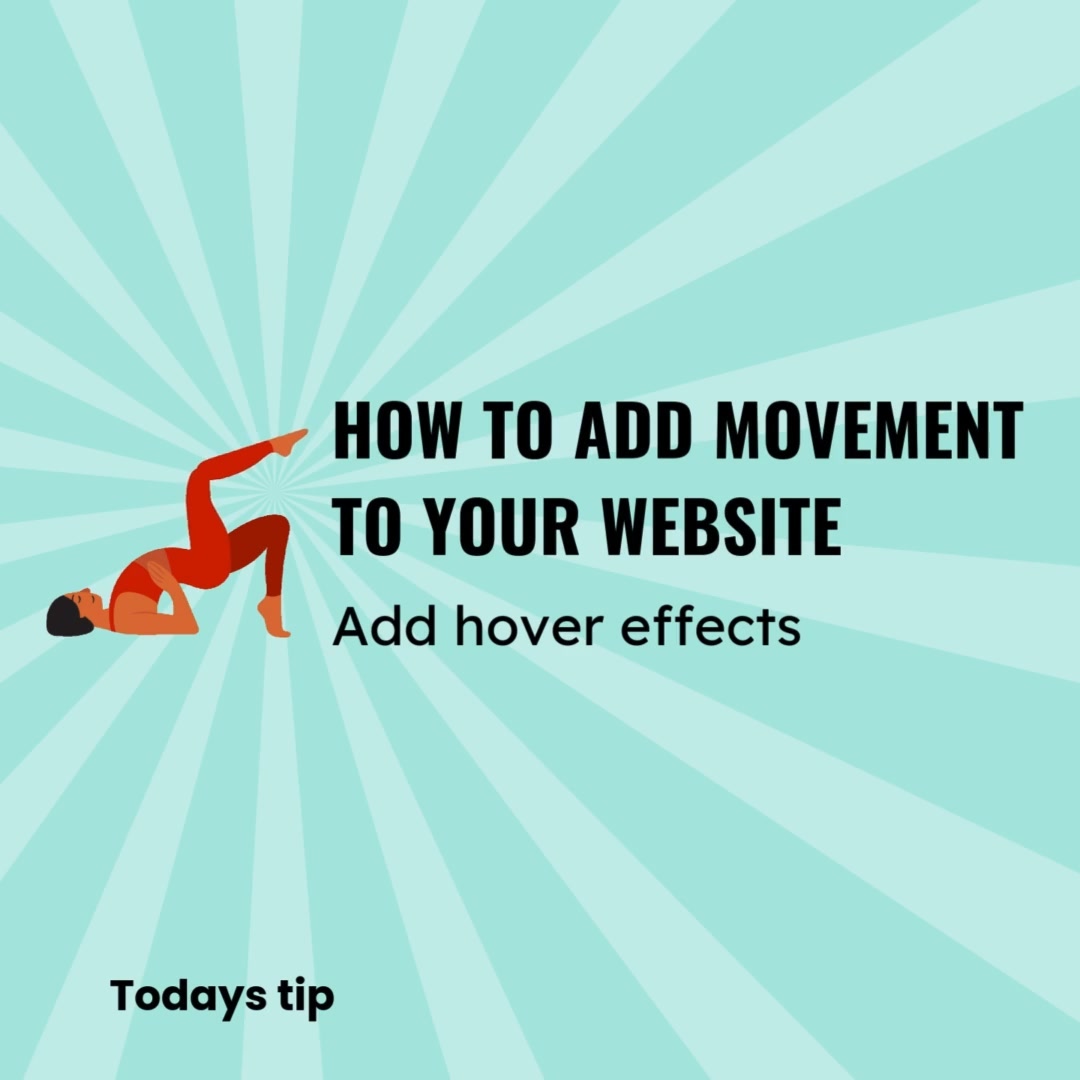 In honour of Active April lets get some movement in your websites! Todays tip is add hover effects. Hover effects, like buttons that slightly ‘bounce’ or images that shift when hovered over, create a sense of responsiveness and movement. This makes a website feel more engaging, modern, and fun to explore.
✨ Tip: Use these effects to draw attention to donation buttons or important links!
#WebDesignTips #ActiveApril #CharityWebsites