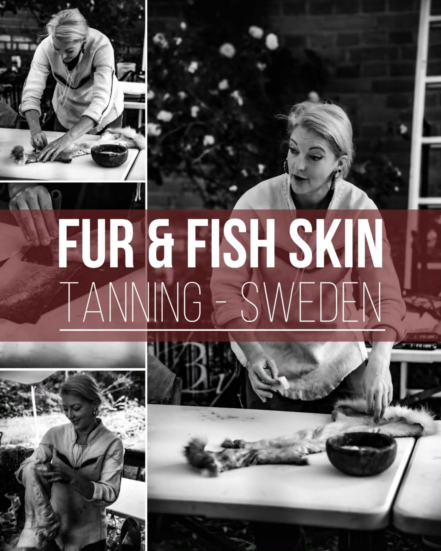 Join me in Sweden for a fish and fur skin tanning course from July4th to July 6th 🐟🐠
Our host, Craft by Karlsson, is a master at taking good care of us! 😀
Visit my website to sign up.
#furtanning #hidetanning #fishskin #sweden #fishinglife #bushcraft #craftbykarlsson