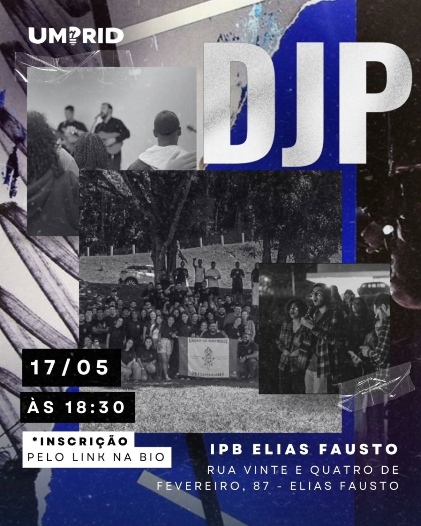 📢 Tá chegando o DIA DO JOVEM PRESBITERIANO!
Um encontro pra celebrar a fé, fortalecer nossa caminhada e viver momentos de comunhão que marcam a alma. 🙌🏽
🗓️ 17 de maio, às 18h30
📍 Igreja Presbiteriana de Elias Fausto
🎤 Palavra com o Rev. @kleniomarcos
📲 Inscreva-se pelo link na bio!
Marca geral nos comentários e garante teu lugar nessa noite especial! 💙
#IPB #UMP #DJP2025 #JuventudePresbiteriana #IPBEliasFausto #Comunhão #FéReformada