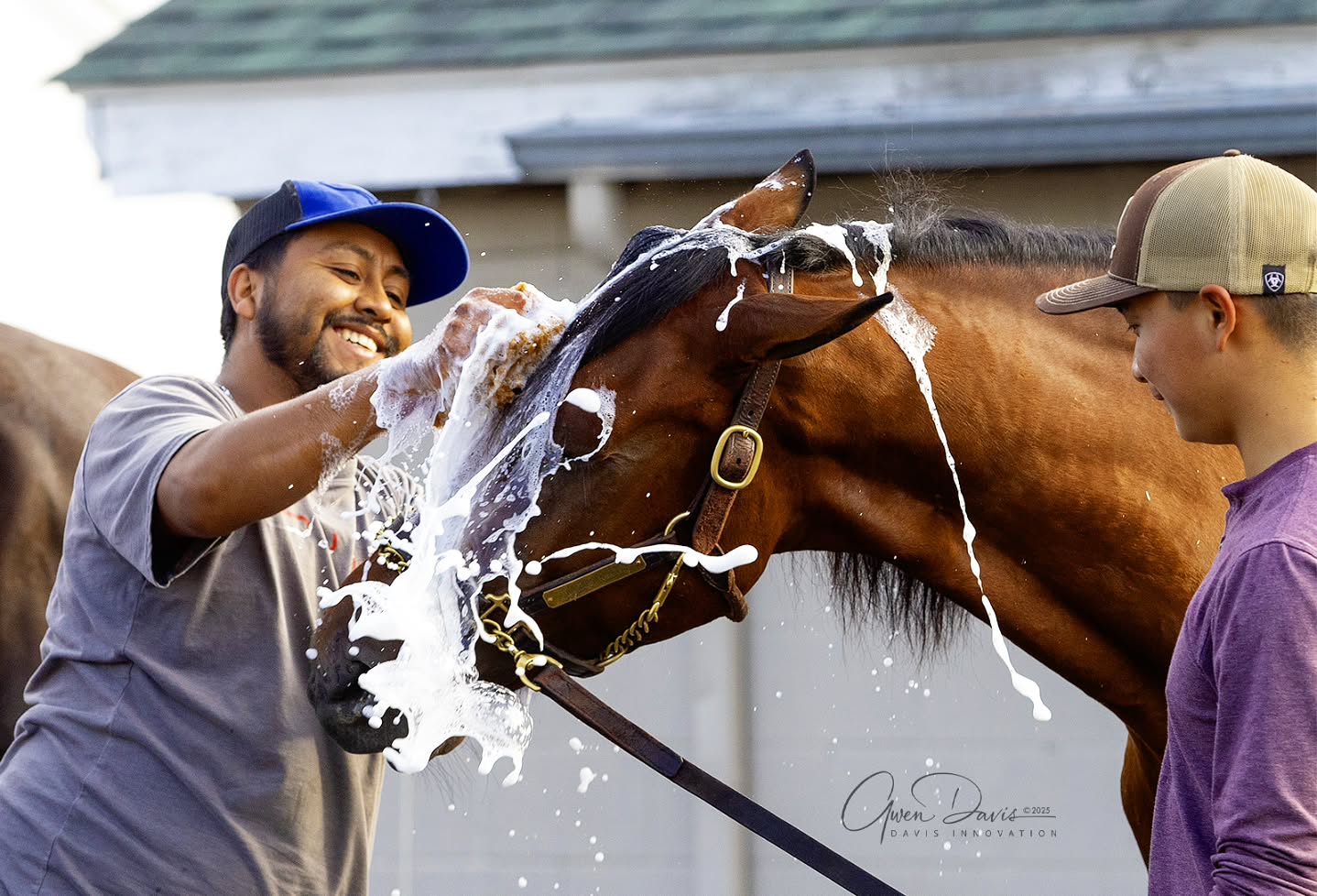 Bath time for this Brendan Walsh trainee @churchilldowns 💦🛀
@brendanwalsh978