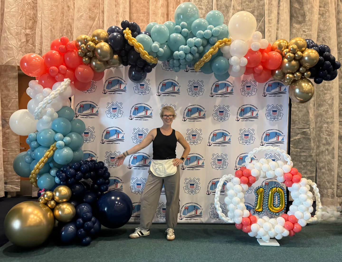 Congrats to the Cape May County Coast Guard Community Foundation on your 10-year anniversary!
Thanks for trusting my creative side and creating this unique design.
#balloonartist #balloonarch #balloonart #wildwoodnj