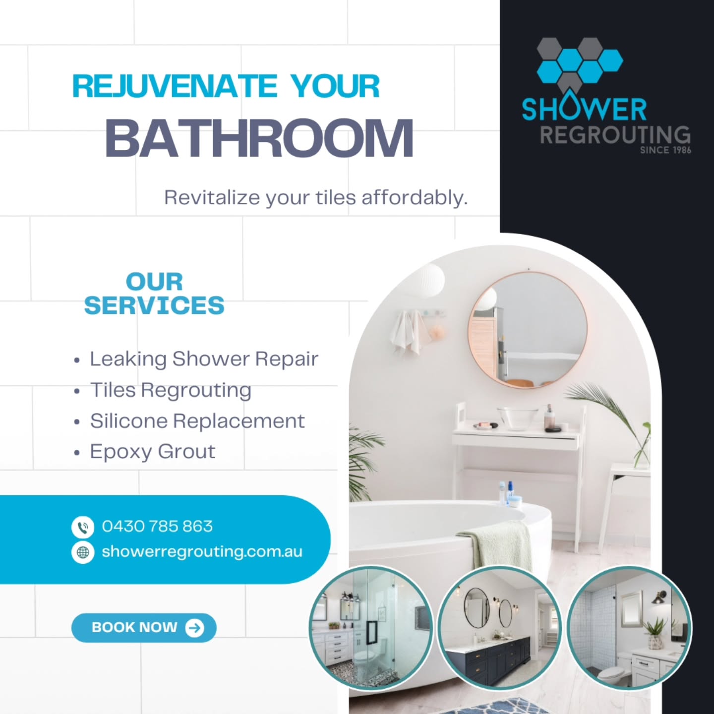 Is your shower showing signs of wear and tear? Cracked grout, mouldy silicone, or water leaks? It’s time to refresh your bathroom with our Shower Regrouting Services!
We specialize in:
✔️ Leaking Shower Repairs – Stop water damage before it spreads
✔️ Tile Regrouting – Bring your tiles back to life
✔️ Silicone Replacement – Clean, mould-free finishes
✔️ Epoxy Grout – Long-lasting and stain-resistant protection
No need for a full renovation — a simple regrout can make your shower look brand new!
Book your free quote today and give your bathroom the care it deserves.
#ShowerRegrouting #TileRegrouting #LeakingShowerRepair #BathroomRefresh #EpoxyGrout #SiliconeReplacement #HomeMaintenance #BathroomGoals #perthmum
#perthrealestateagent #perth
