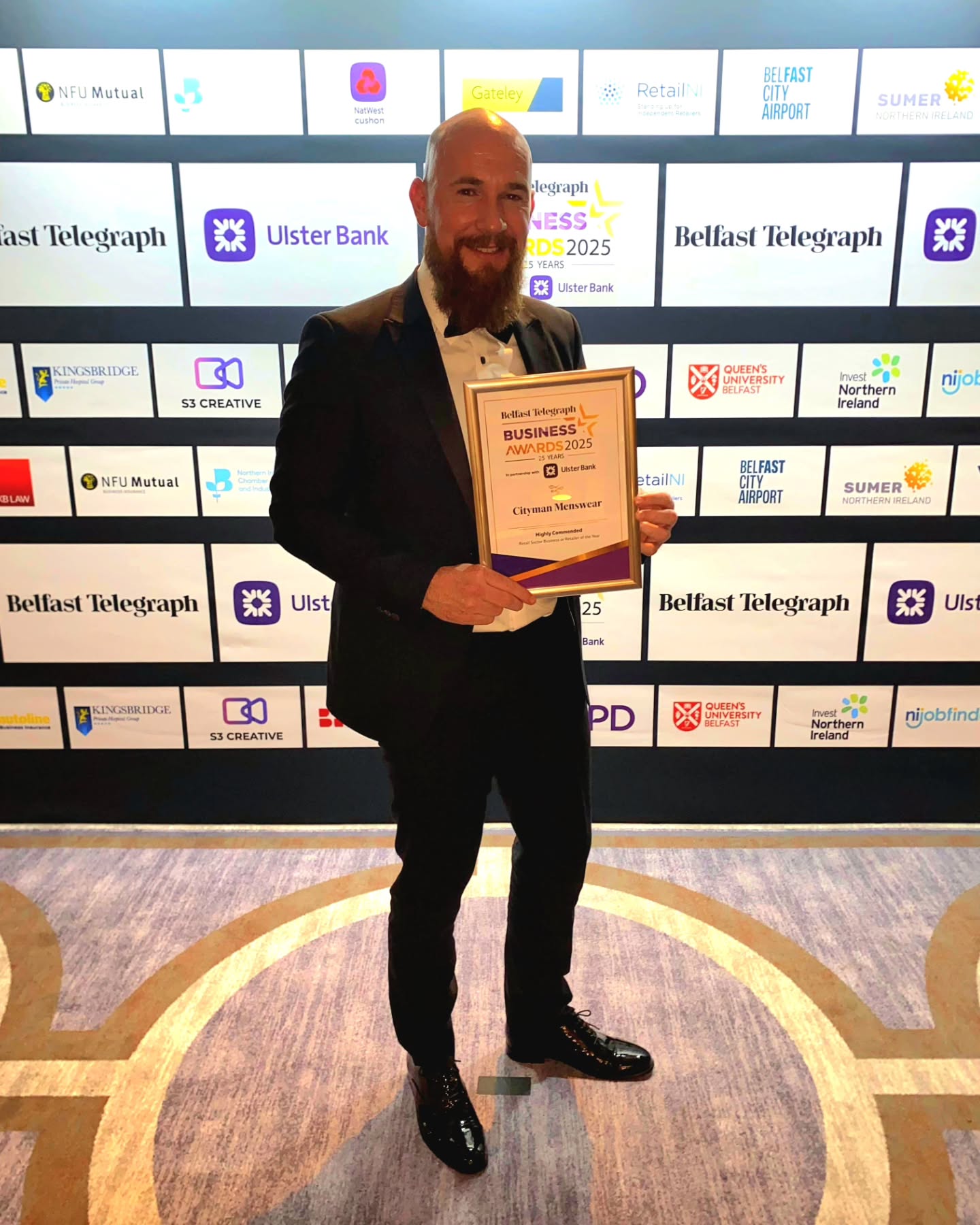Weโve just won Highly Commended at the Belfast Telegraph Business Awards 2025 in the Retail Sector Business of the Year category!
These are Northern Irelandโs most prestigious business awards, and to be one of only three finalists recognised in our category is something weโre immensely proud of.
A heartfelt thank you to our incredible team, our loyal customers, and the wider community for your continued support ๐
_____________________________โฃโฃโฃโฃโฃโฃโฃโฃโฃโฃโฃโฃโฃโฃโฃโฃโฃโฃโฃโฃโฃโฃโฃโฃโฃโฃโฃโฃ
www.citymanmenswear.com | 028-71263951 | 18 Waterloo Place, BT48 6BUโฃโฃ | Open 7 Days ๐