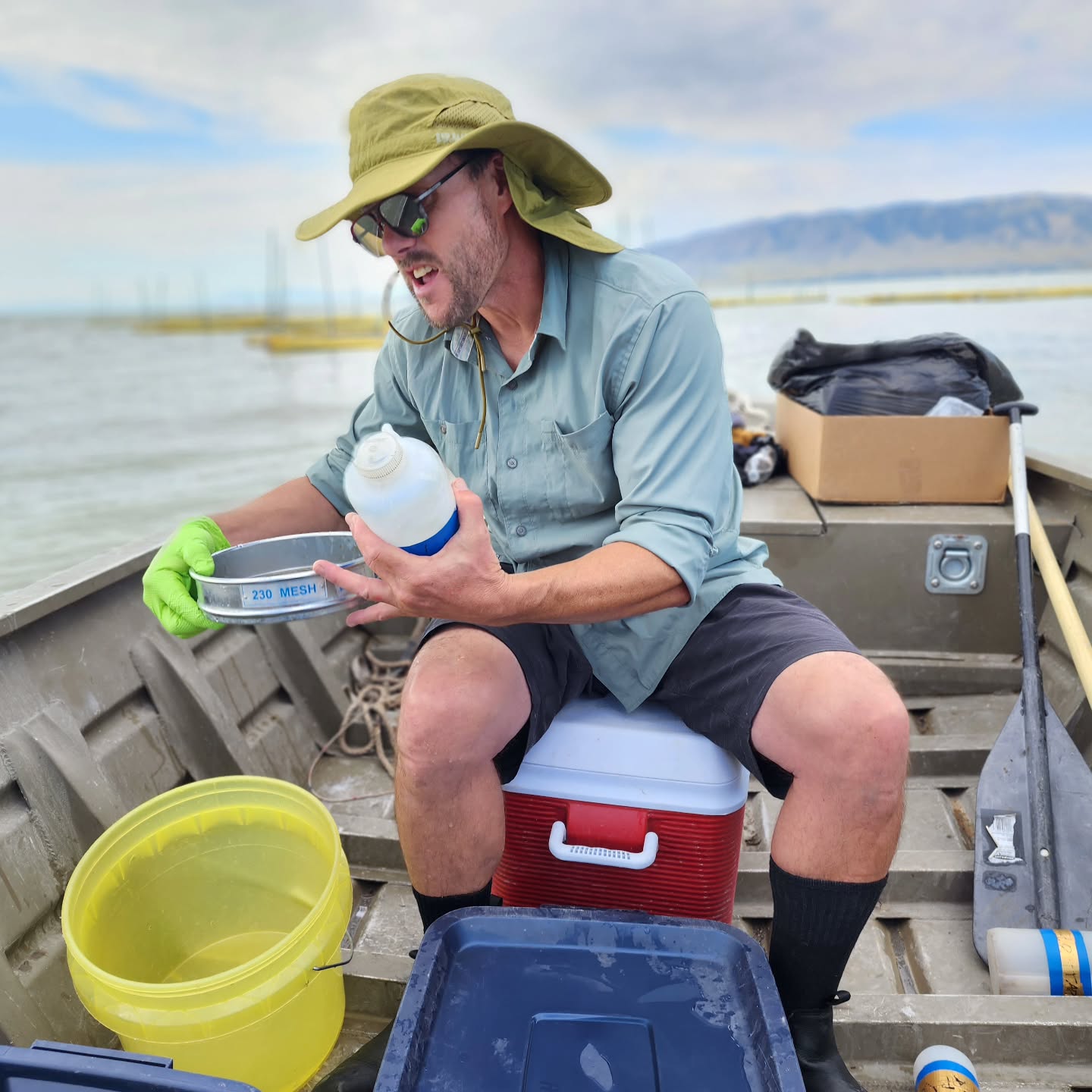 Zooplankton and Macroinvertebrate sampling, Utah Lake